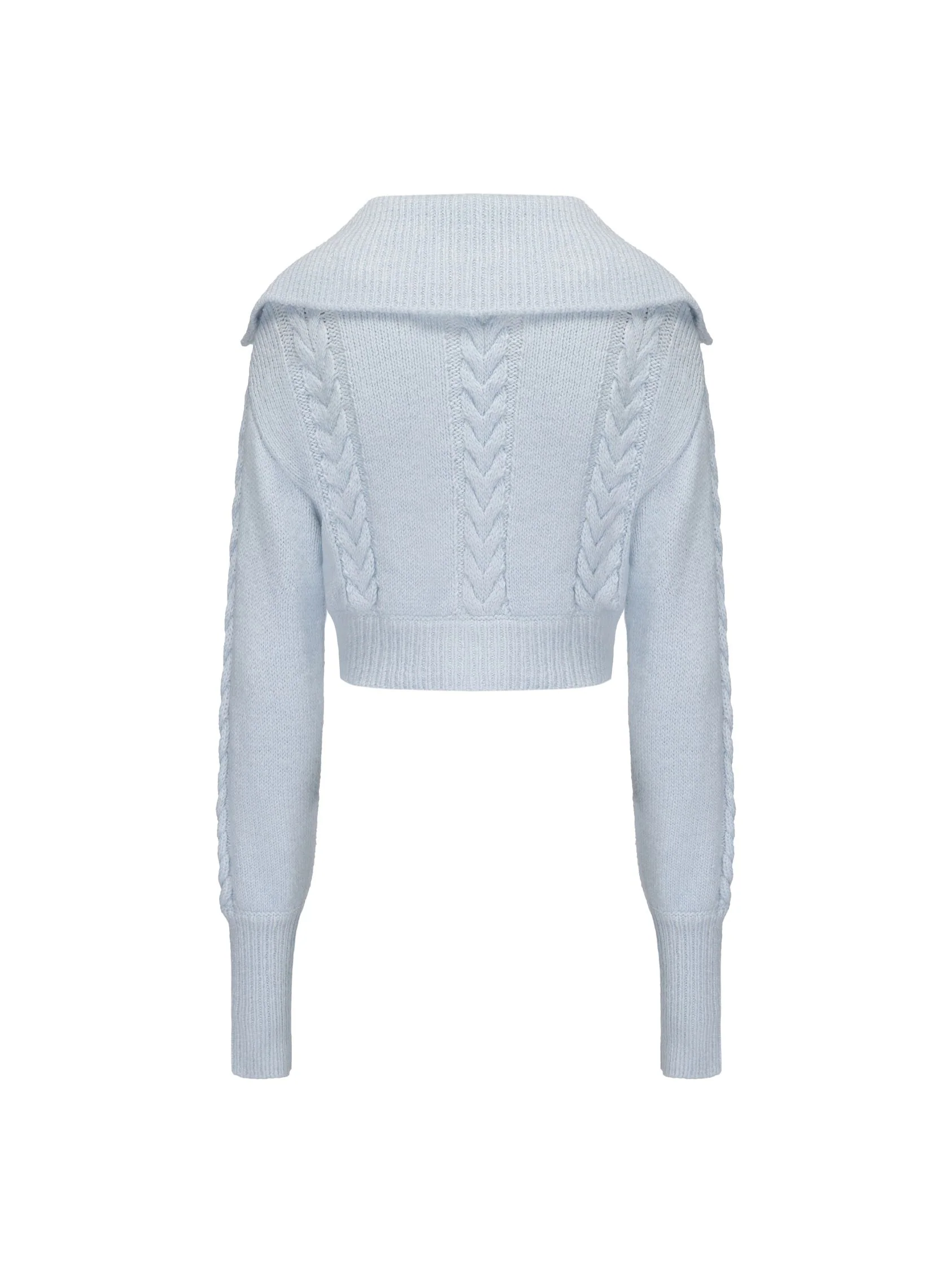 Addison Coat + Scarf Set (Blue) (Final Sale) - Image 6