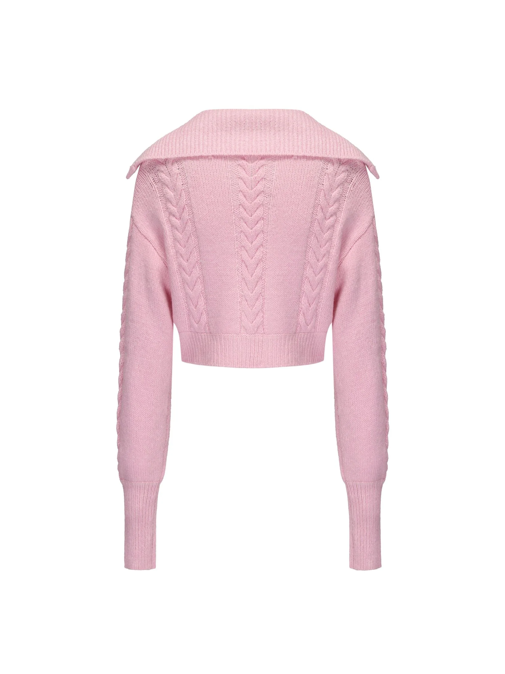 Addison Coat + Scarf Set (Pink) (Final Sale) - Image 11