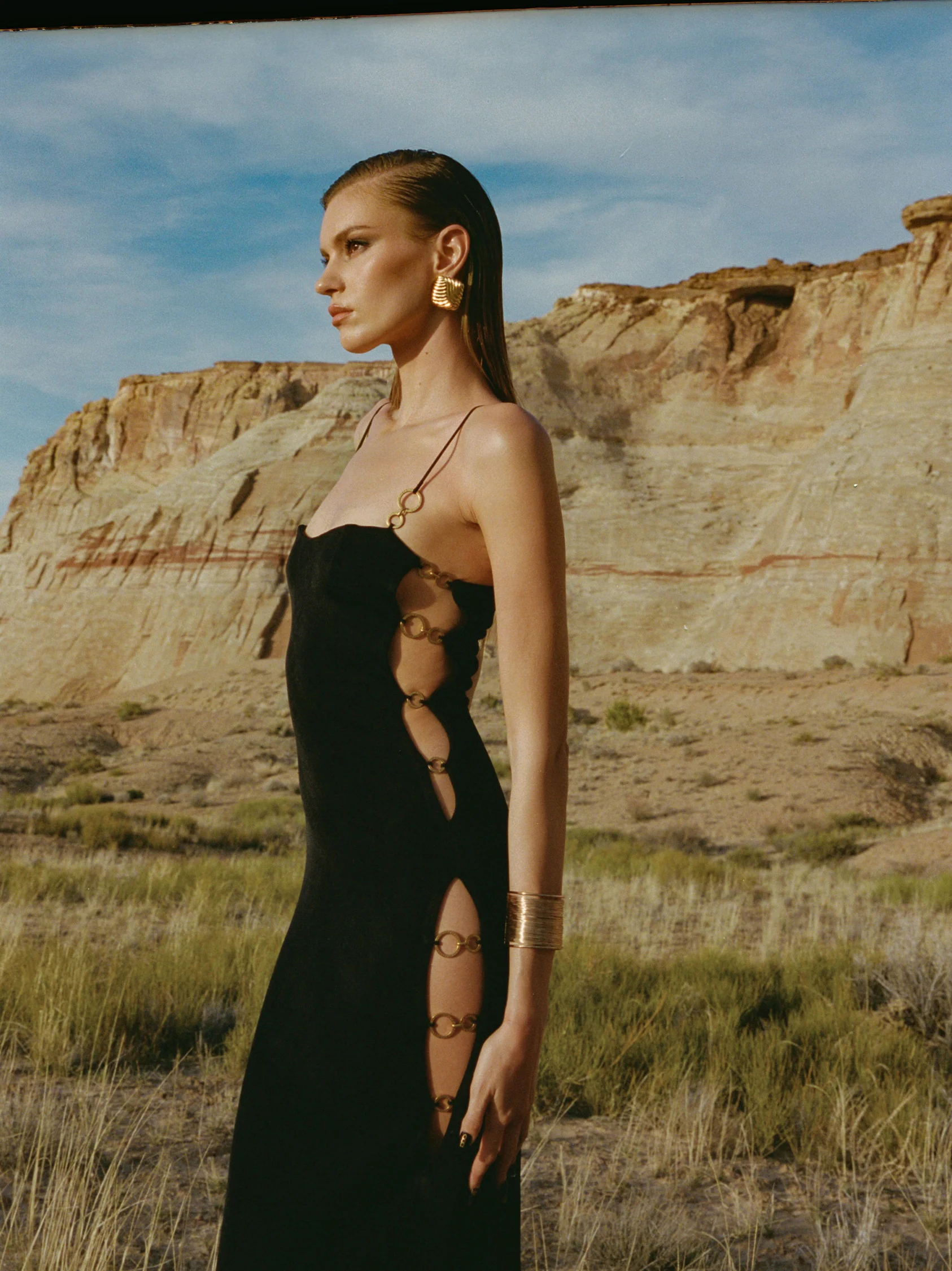 Adeline Dress (Black) - Image 3