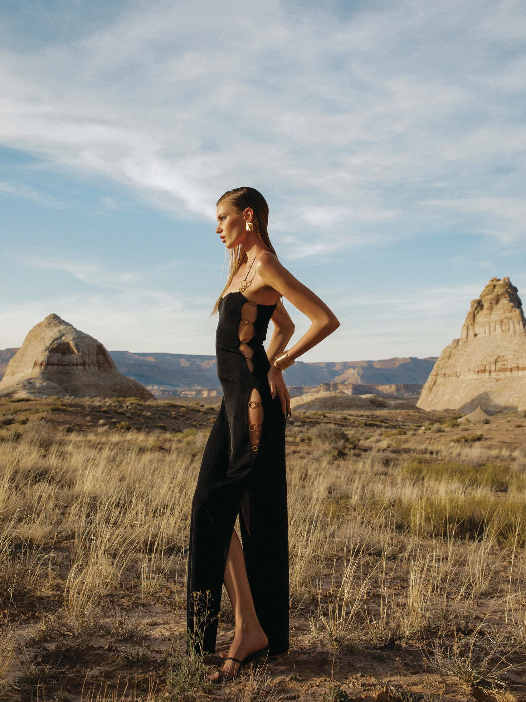 Adeline Dress (Black) - Image 4
