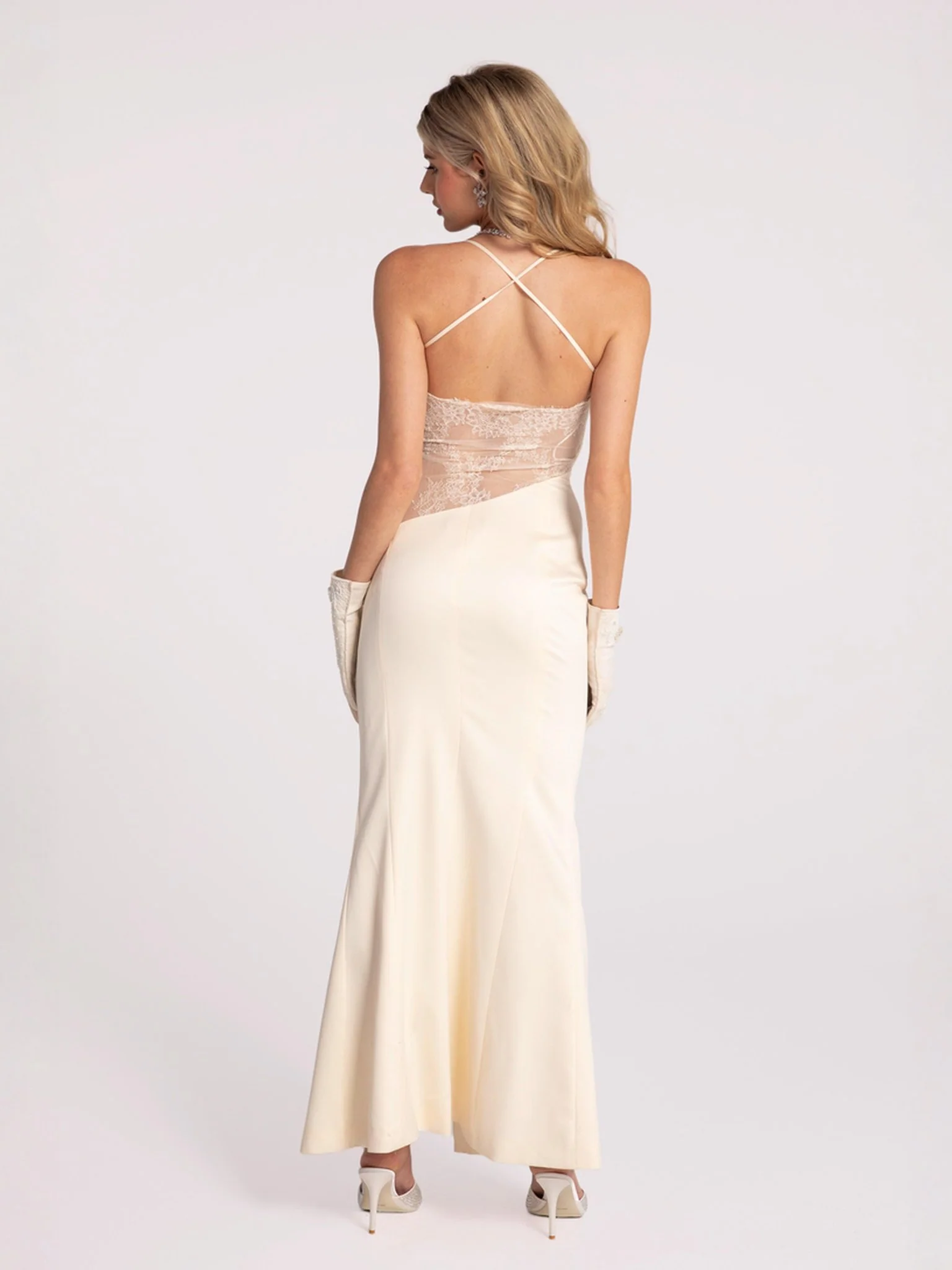 Alaina Dress (Champagne) - Image 11