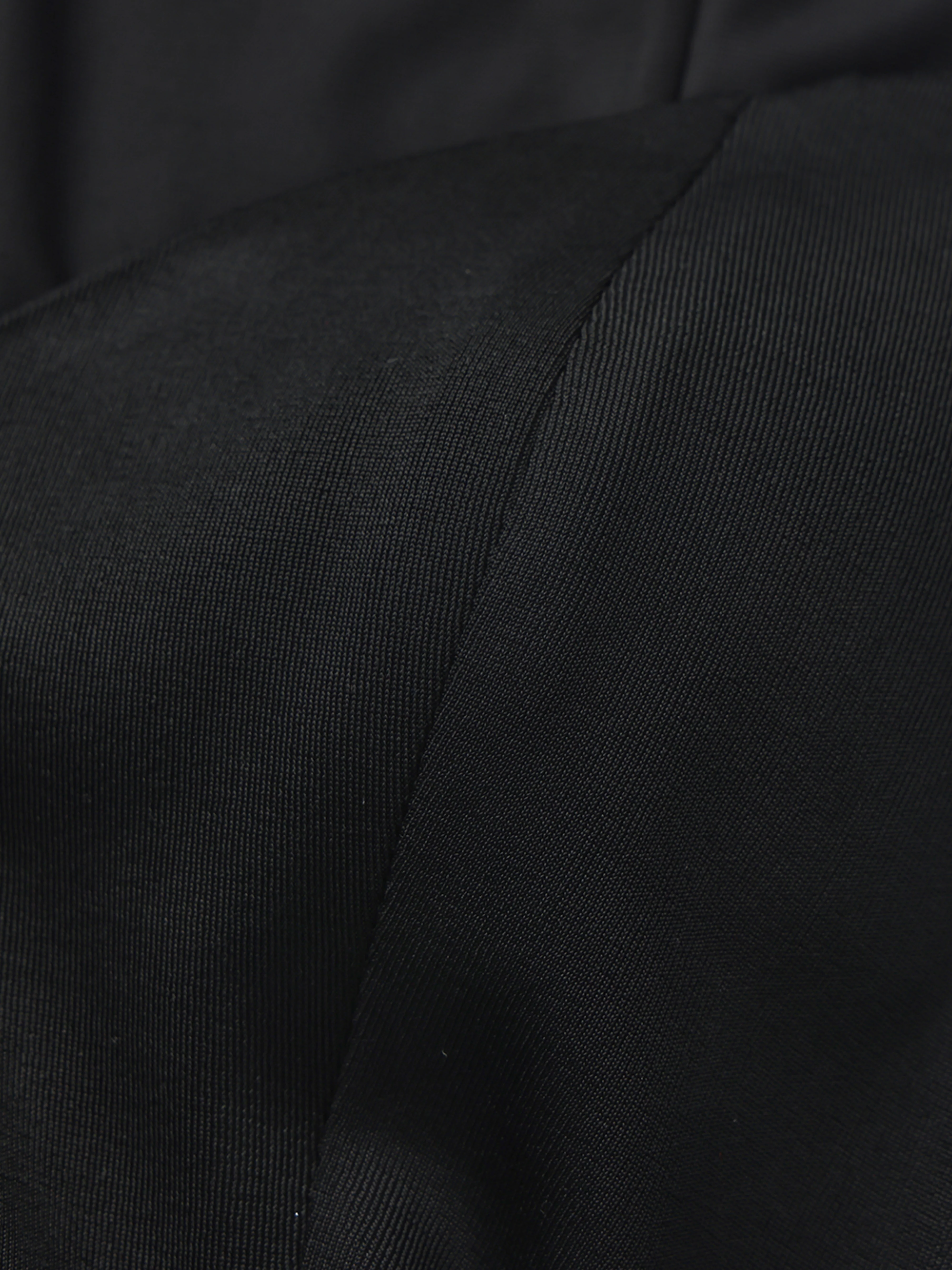 Alessandra Deep V Black Mini Dress - Image 9