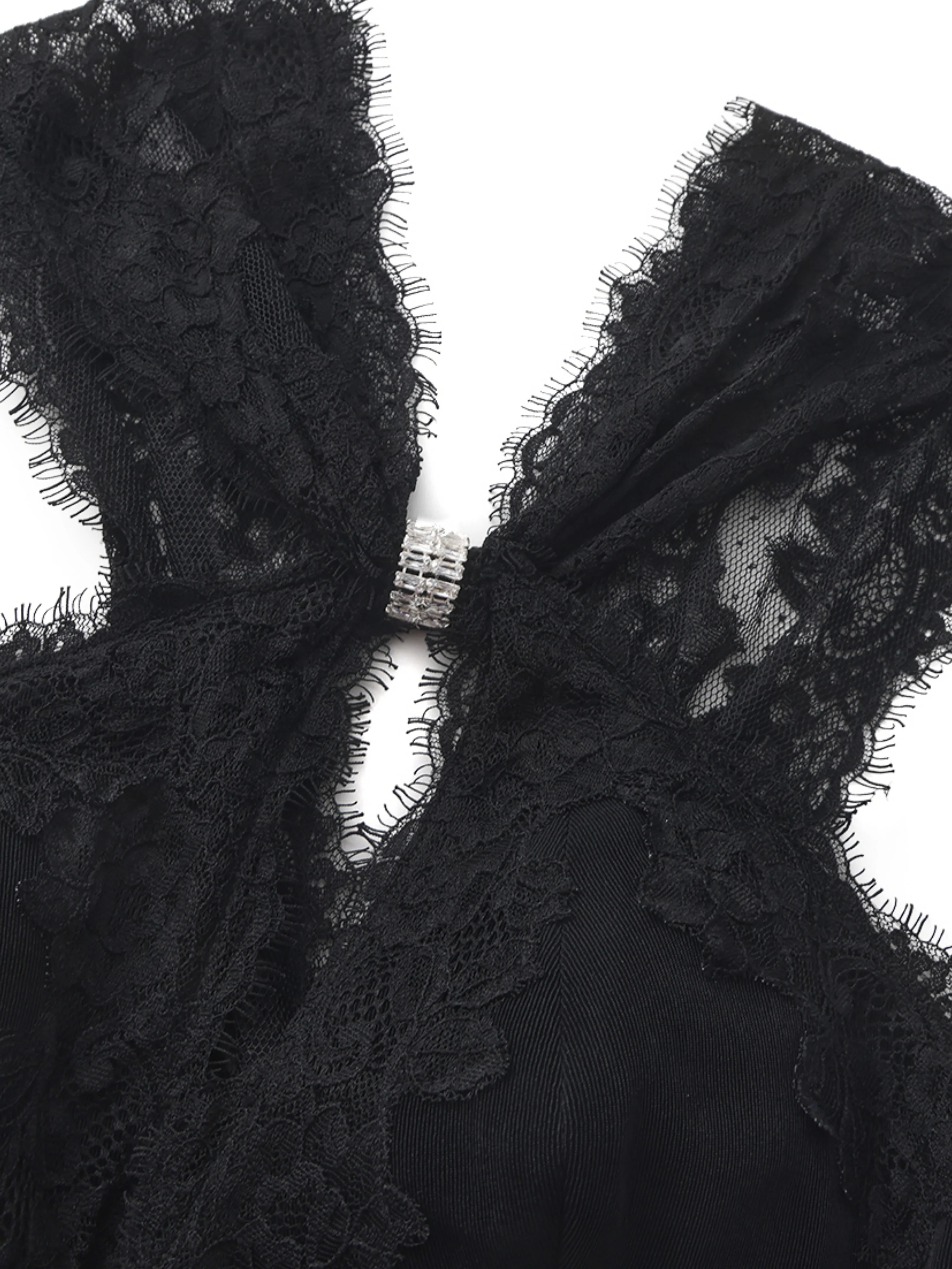Alexandra Cutout Black Dress - Image 8