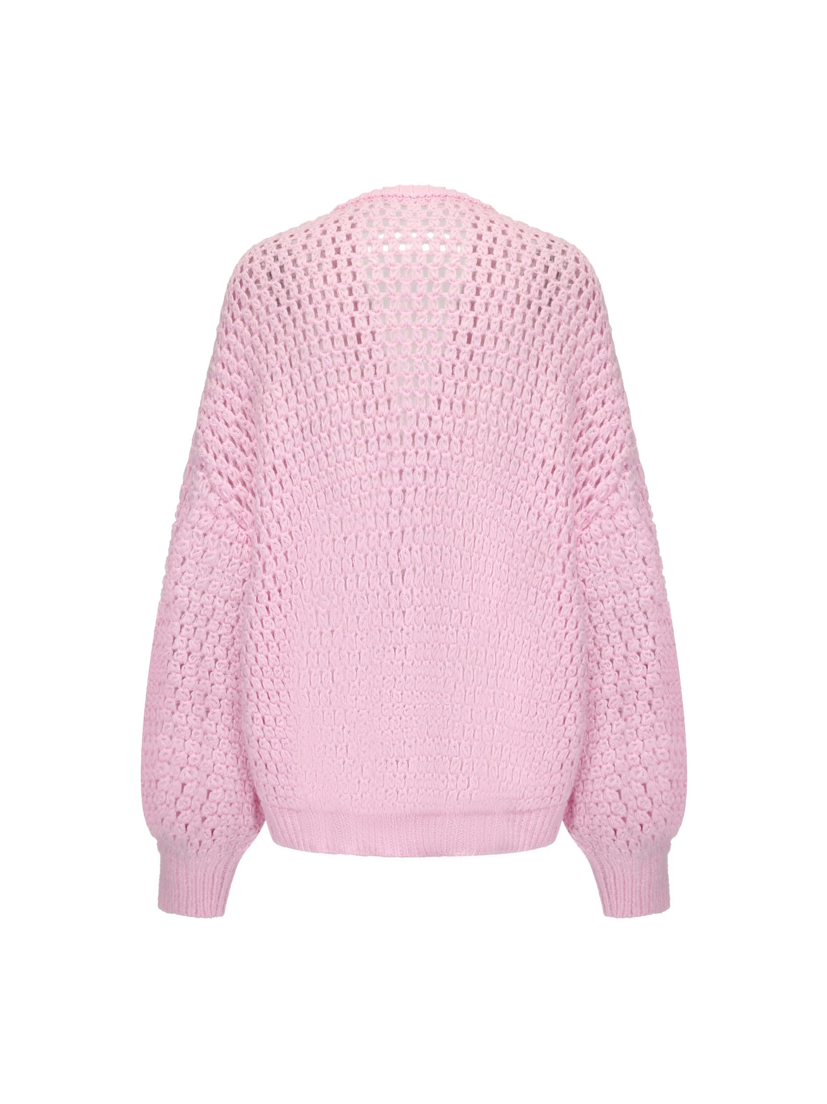 Alexis Cardigan + Scarf Set (Pink) (Final Sale) - Image 10