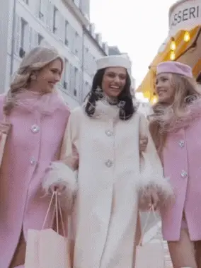 Angelica Feather Coat (Pink) (Final Sale) - Image 3