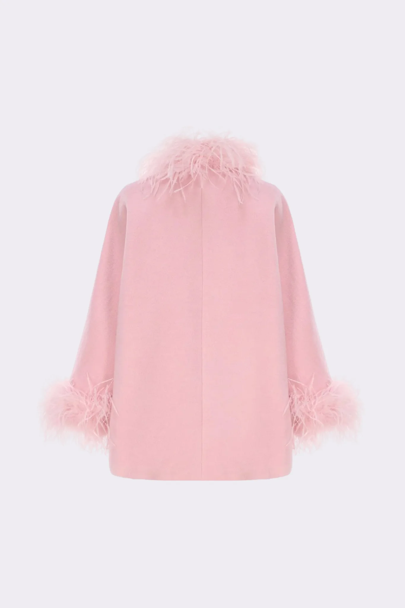 Angelica Feather Coat (Pink) (Final Sale) - Image 8