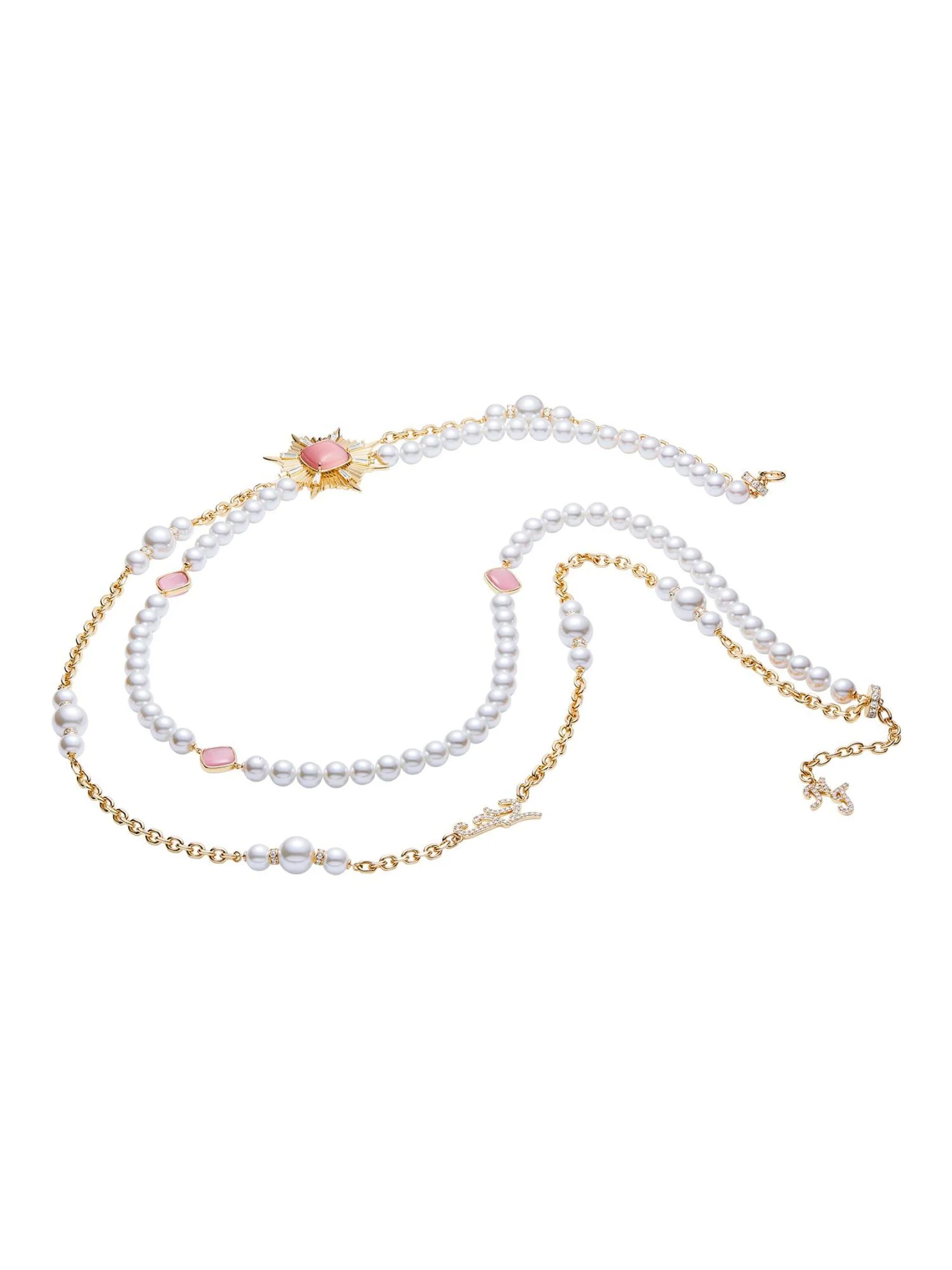 Anika Pearl Necklace (Pink) (Final Sale) - Image 3