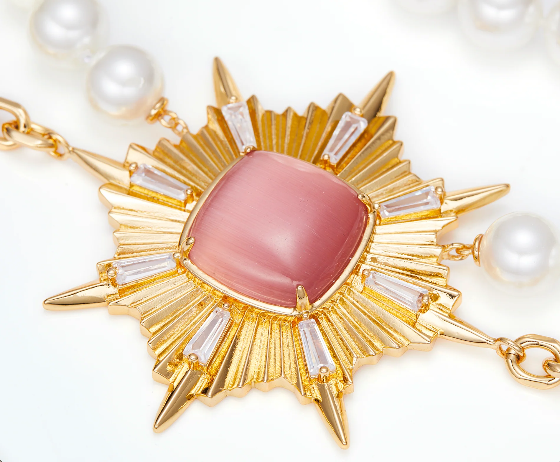 Anika Pearl Necklace (Pink) (Final Sale) - Image 4