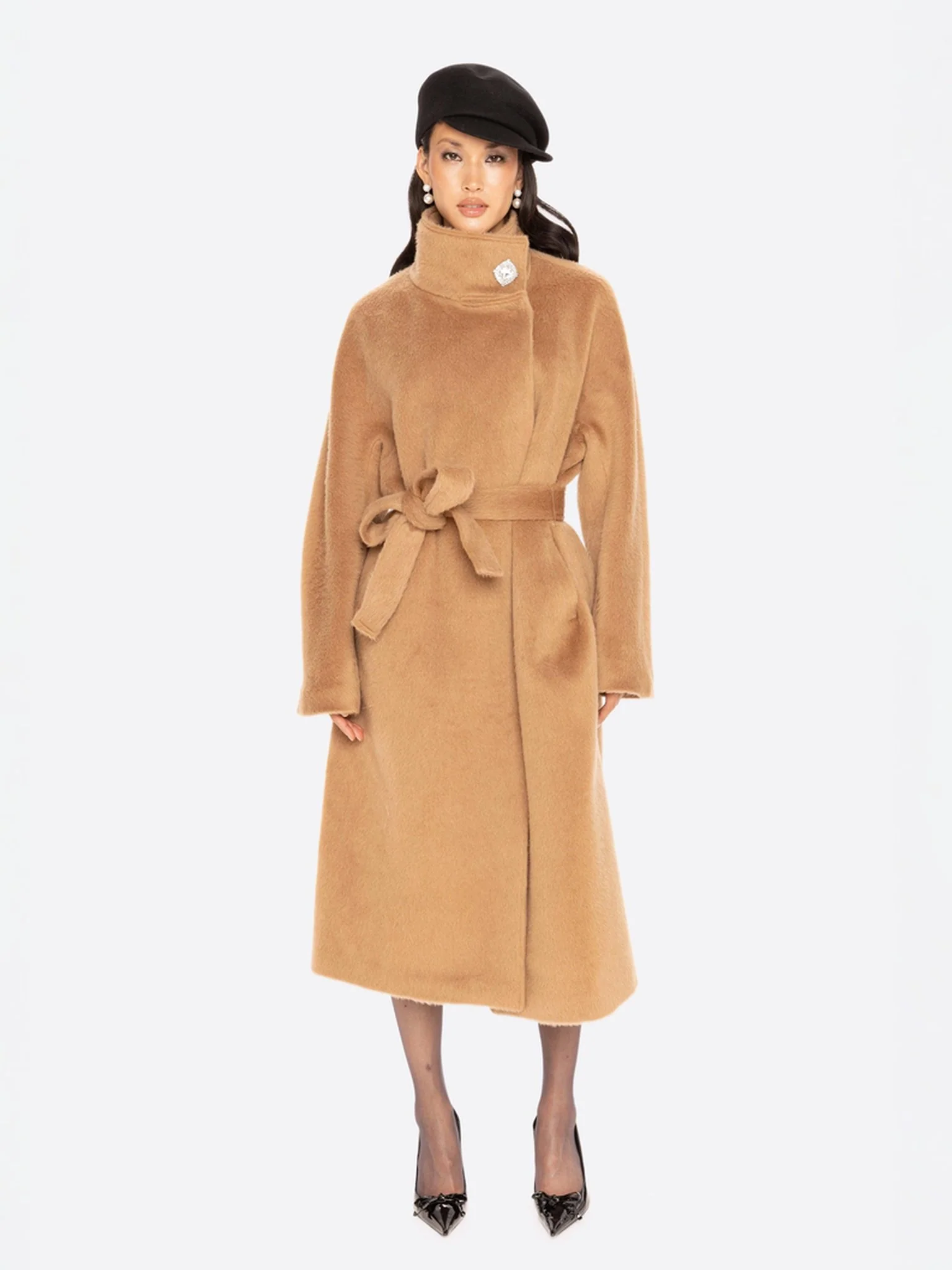 Audrey Long Coat (Camel)