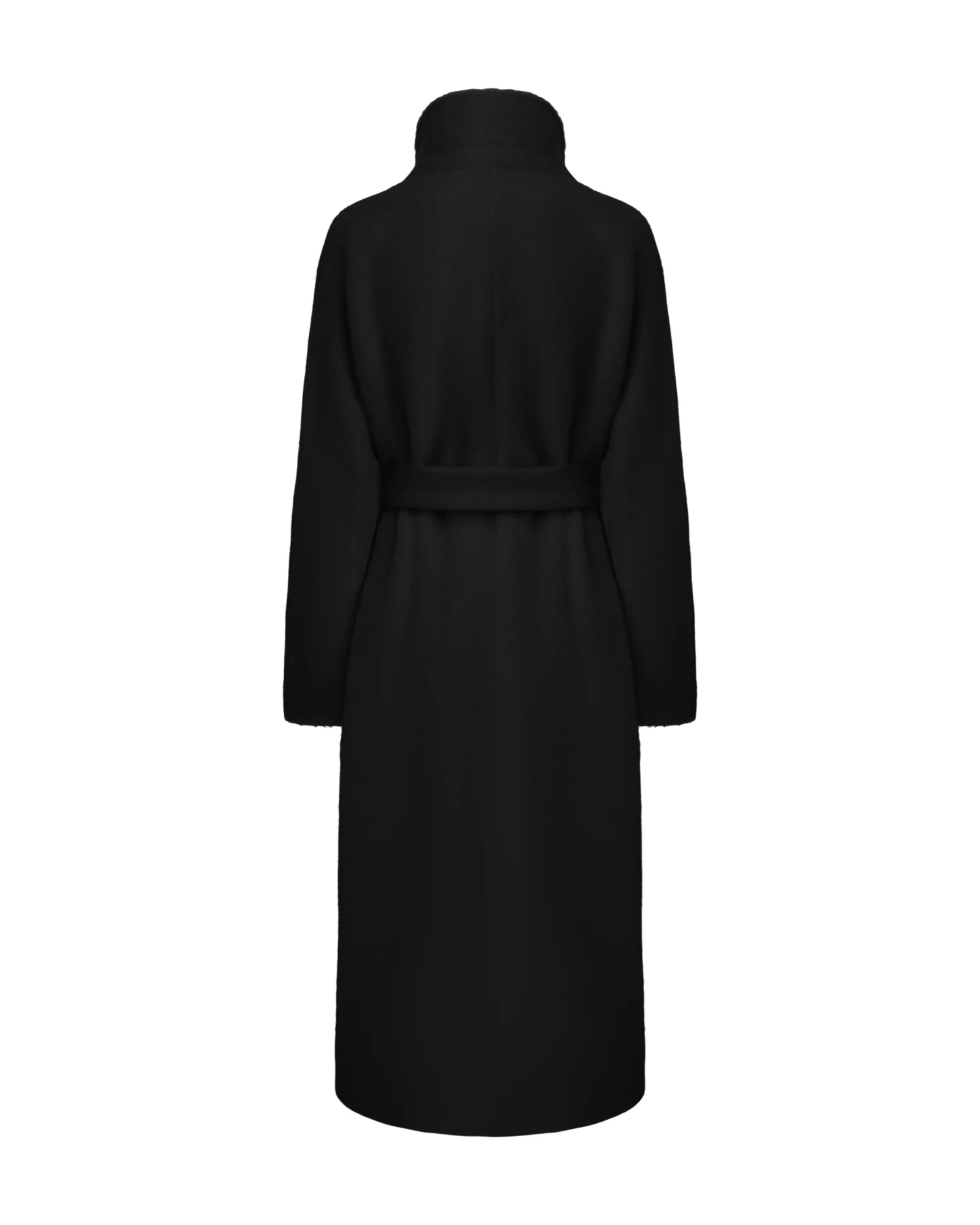 Audrey Long Coat (Black) - Image 7