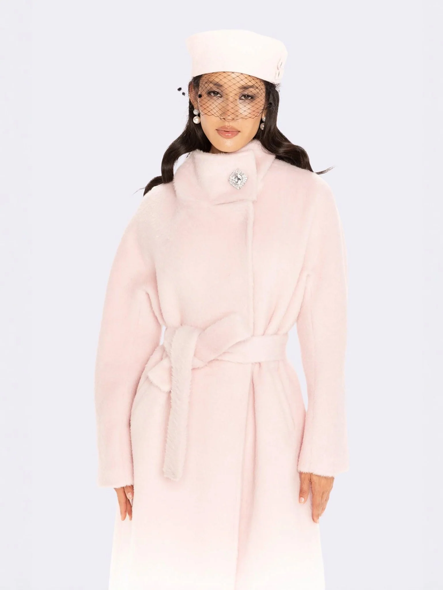 Audrey Long Coat (Pink) - Image 7