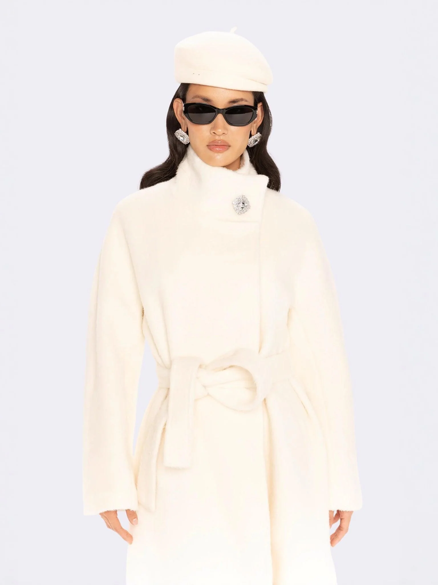Audrey Long Coat (Off-white) - Image 2
