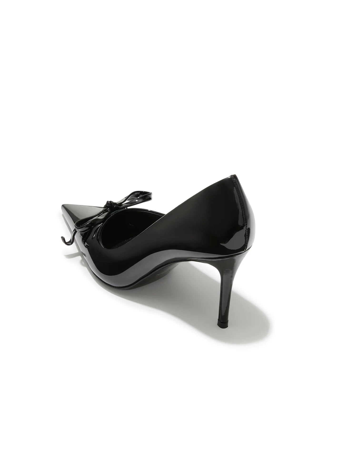 Audrina Bow Heels (Black) - Image 2