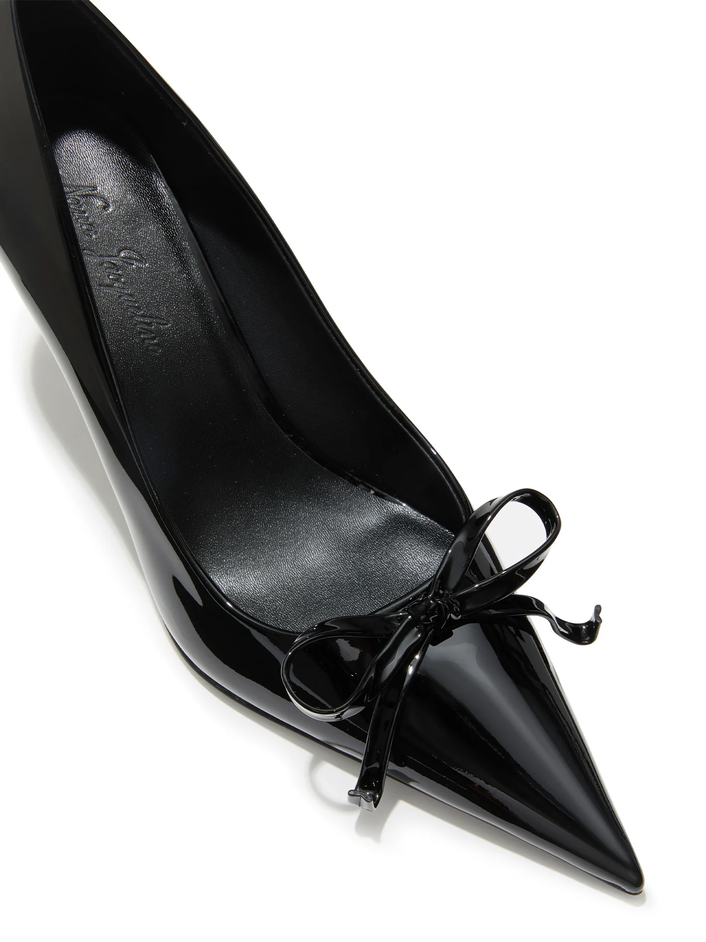 Audrina Bow Heels (Black) - Image 4