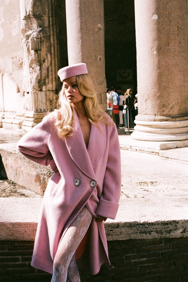 Audrina Coat (Pink) (Final Sale) - Image 4