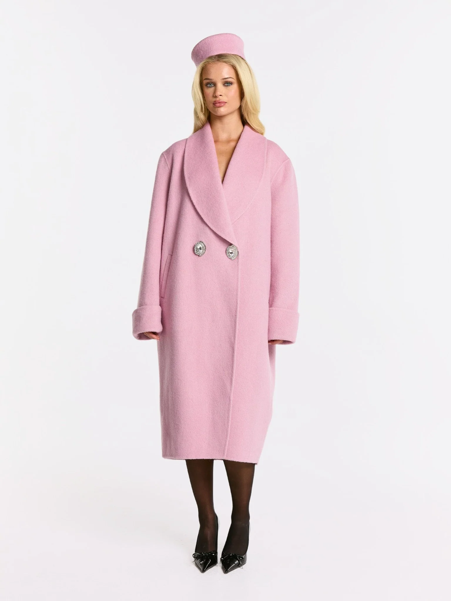 Audrina Coat (Pink) (Final Sale) - Image 6