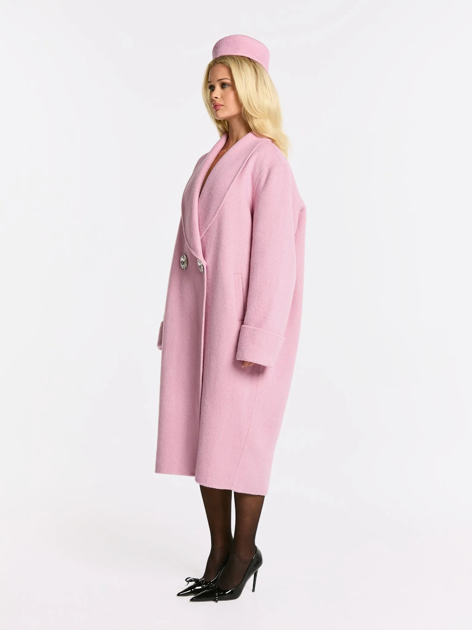 Audrina Coat (Pink) (Final Sale) - Image 8