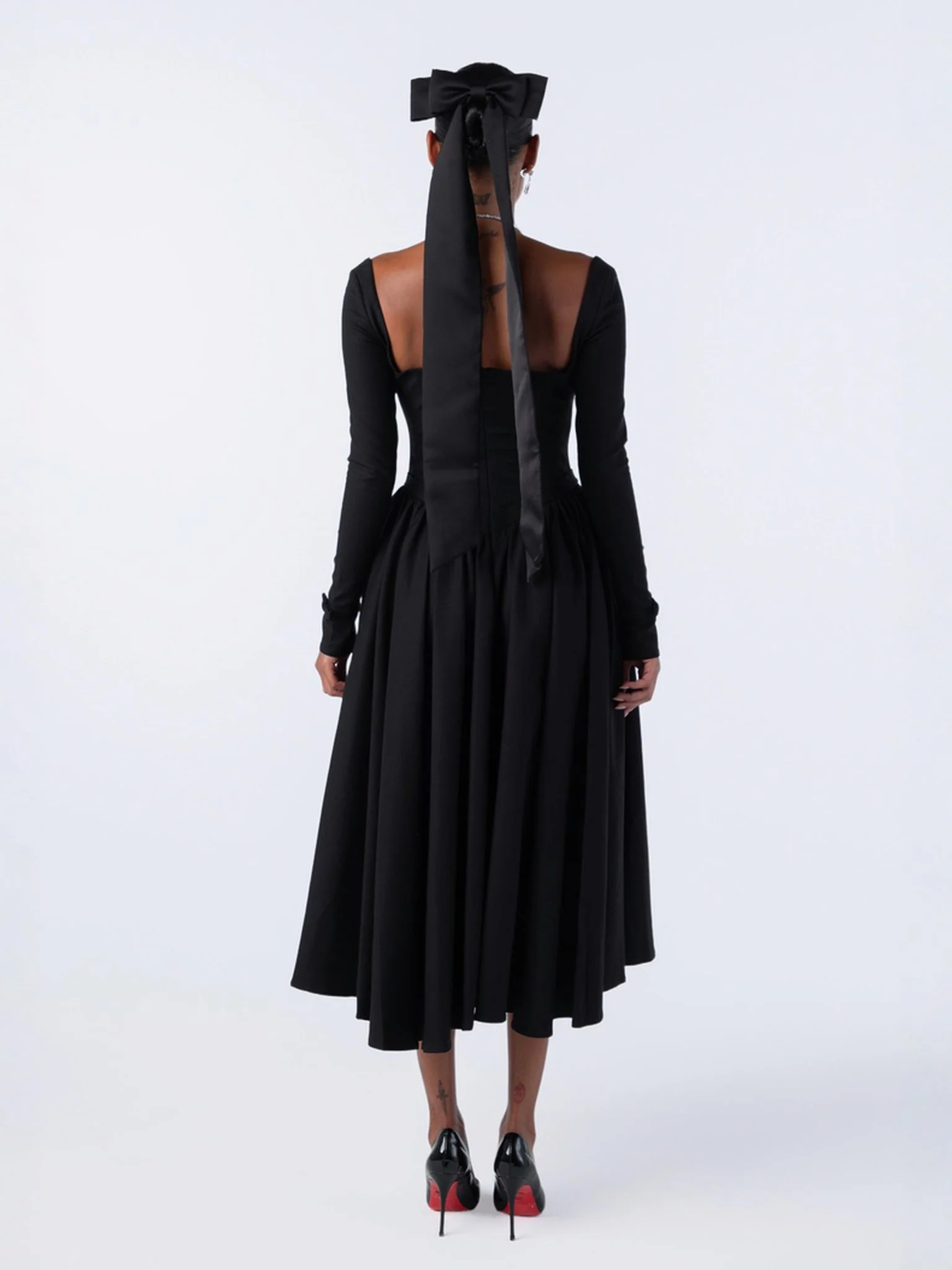 Bernadette Dress (Black) (Final Sale) - Image 4