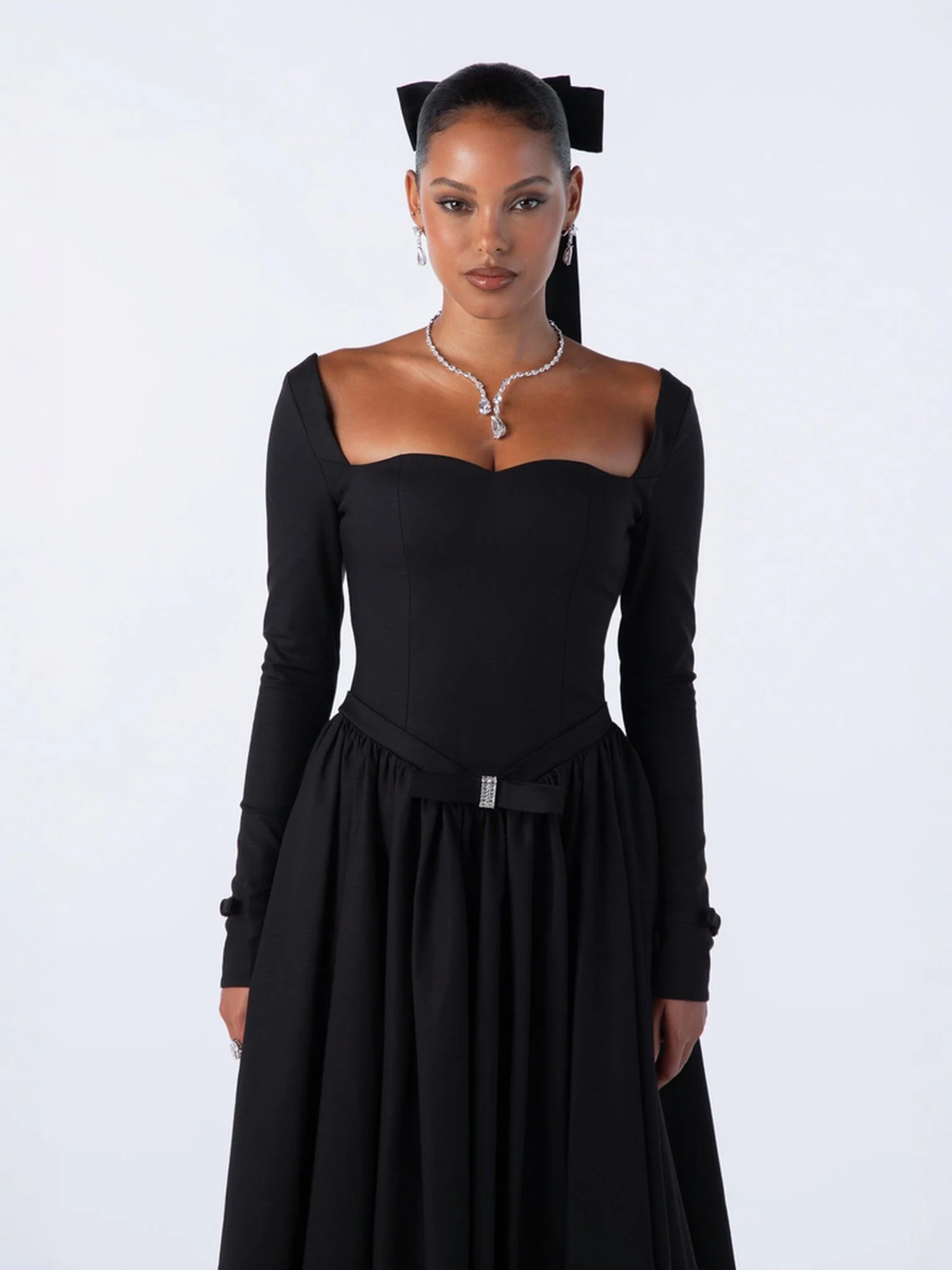 Bernadette Dress (Black) (Final Sale) - Image 5