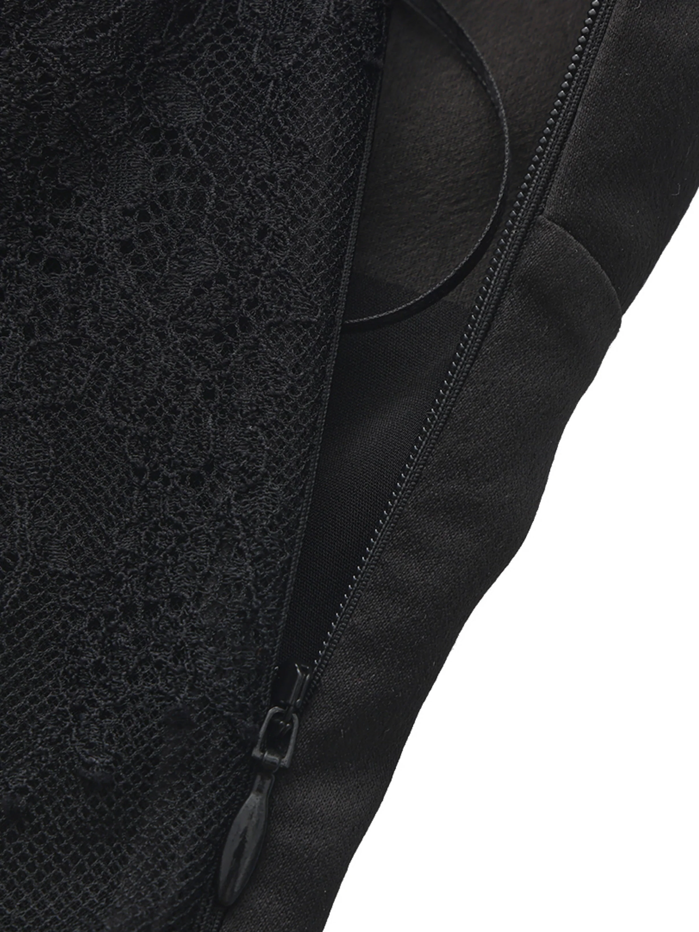 Brielle Twist-Front Black Dress - Image 8