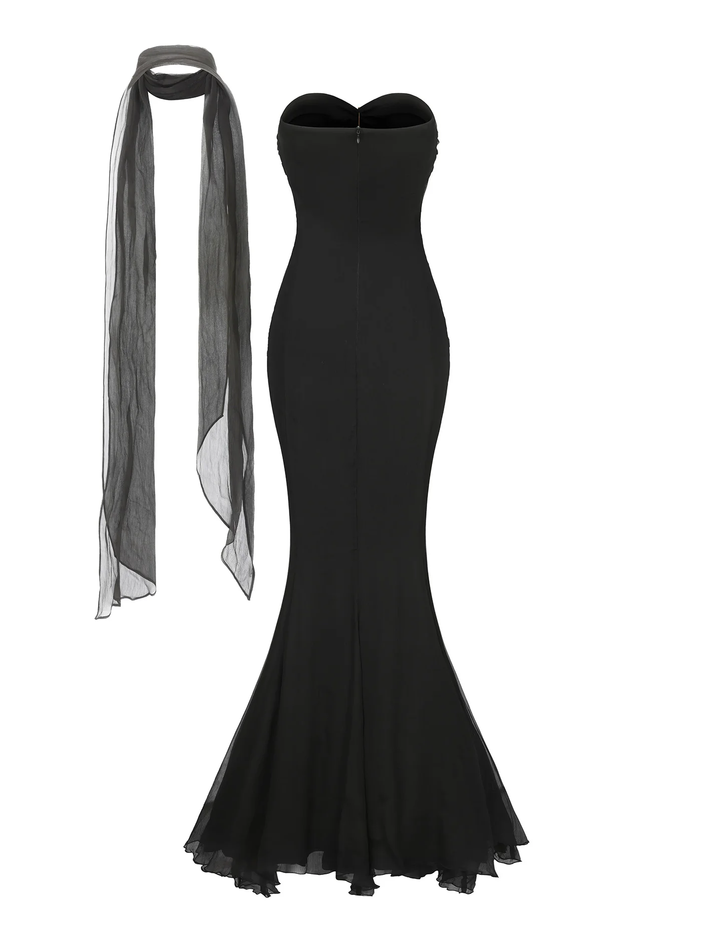 Cassandra Dress (Black) - Image 6