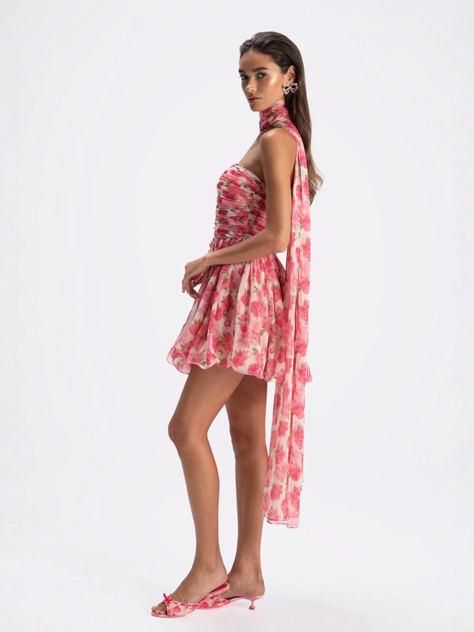 Chloe Dress (Pink Print) (Final Sale) - Image 4