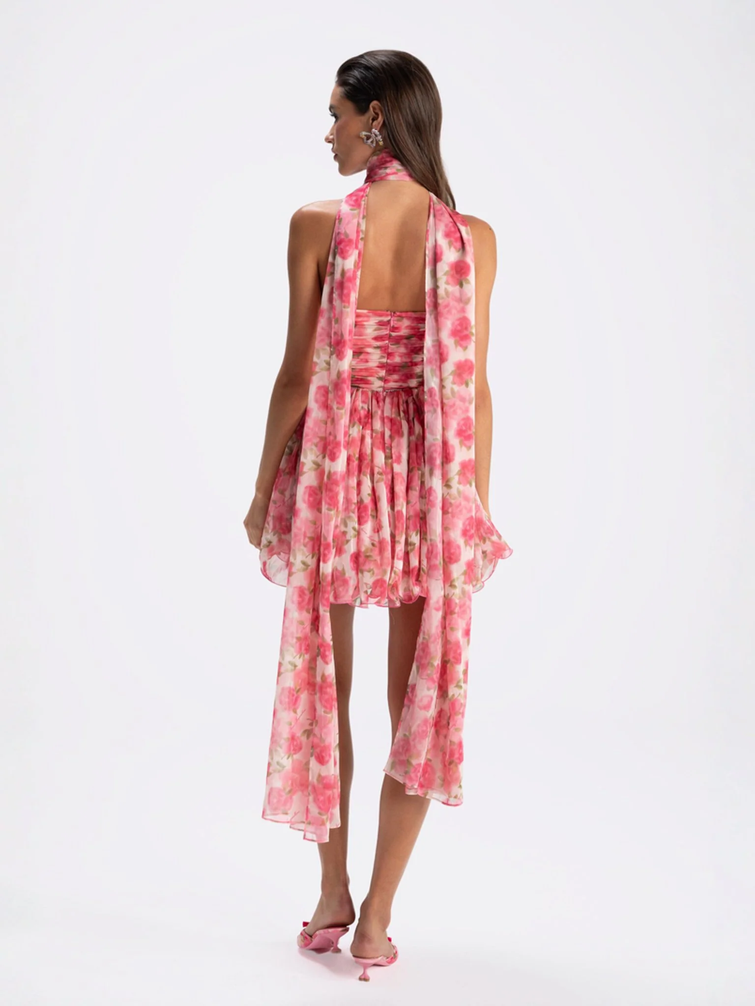 Chloe Dress (Pink Print) (Final Sale) - Image 5