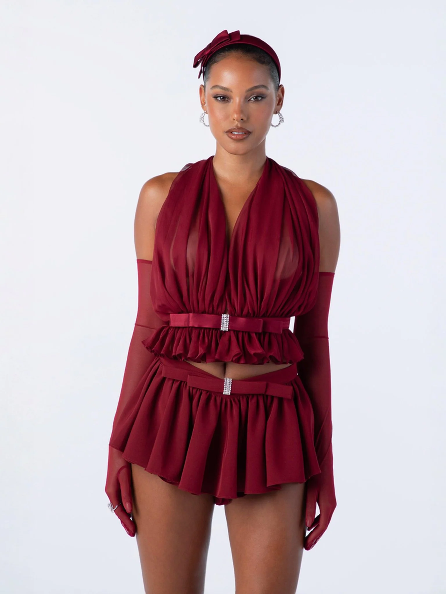 Demi Shorts (Red) - Image 2