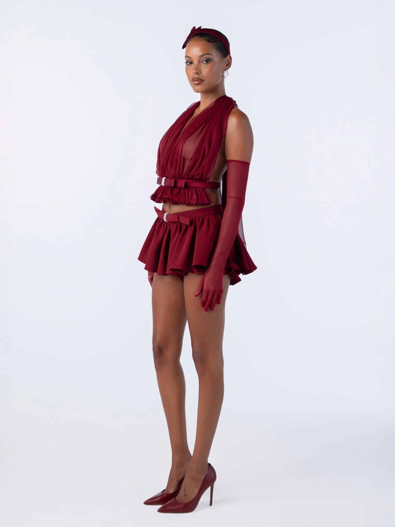 Demi Shorts (Red) - Image 3