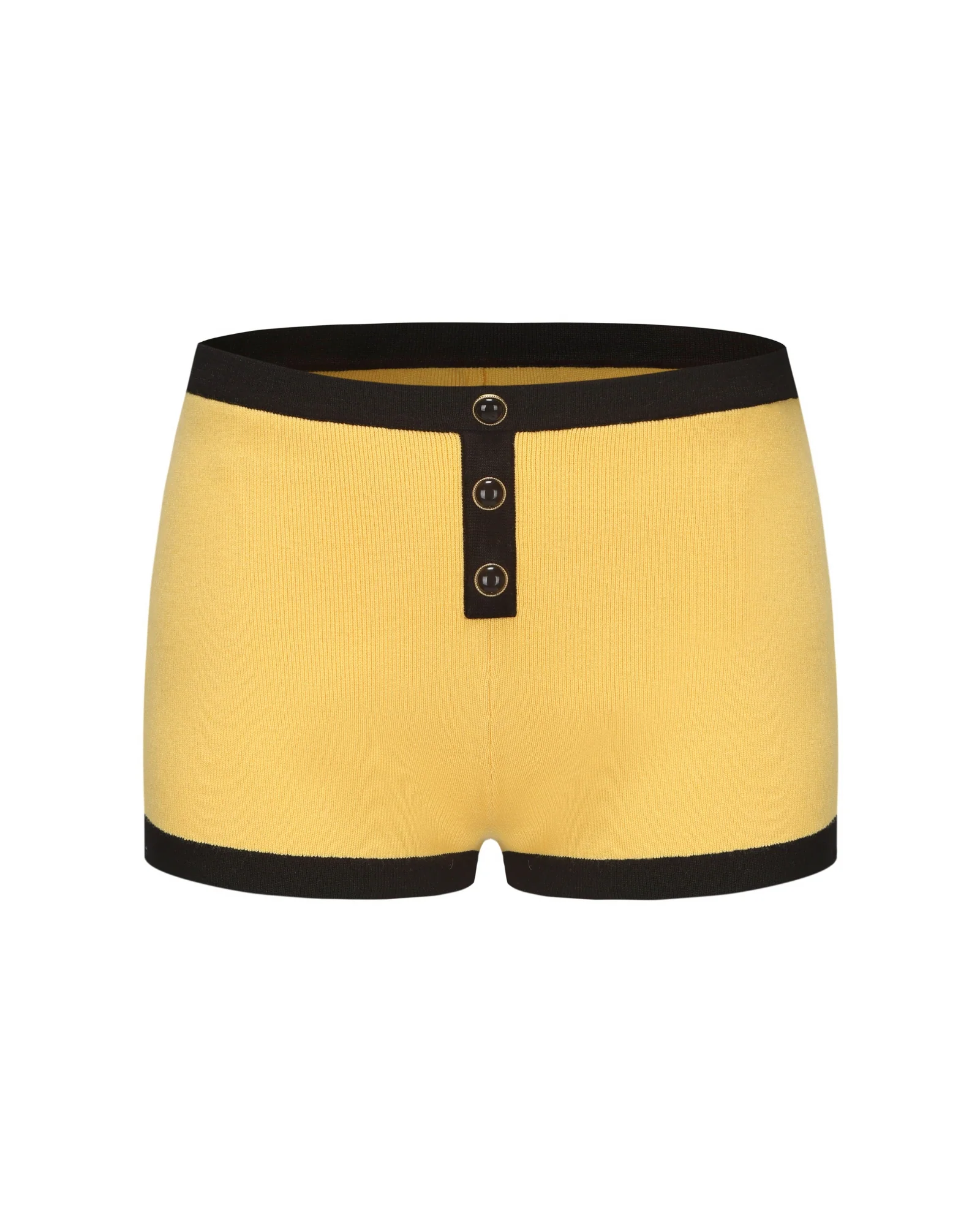 Eliza Knit Shorts (Yellow) - Image 9