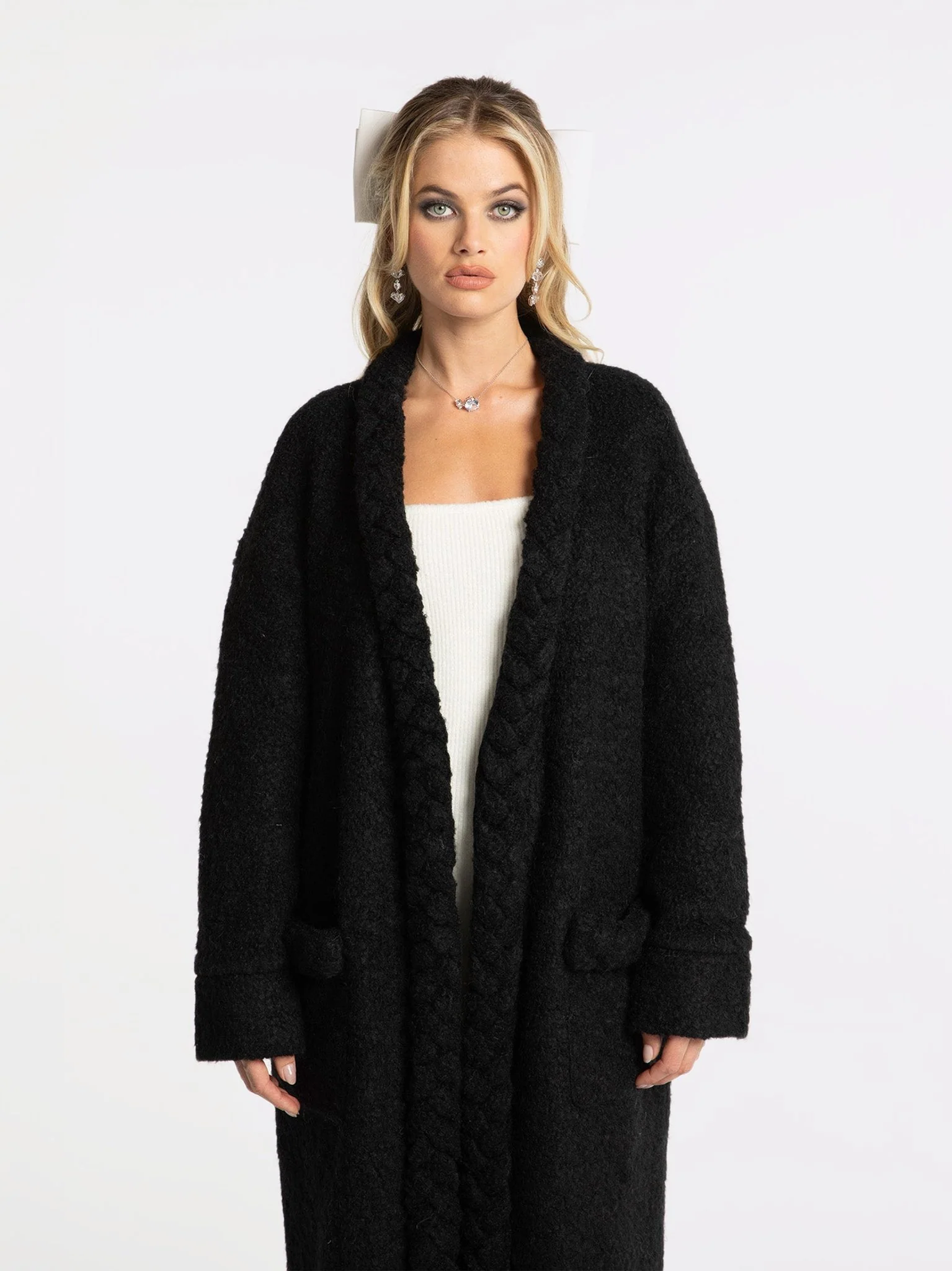 Elsa Coat (Black) (Final Sale) - Image 2