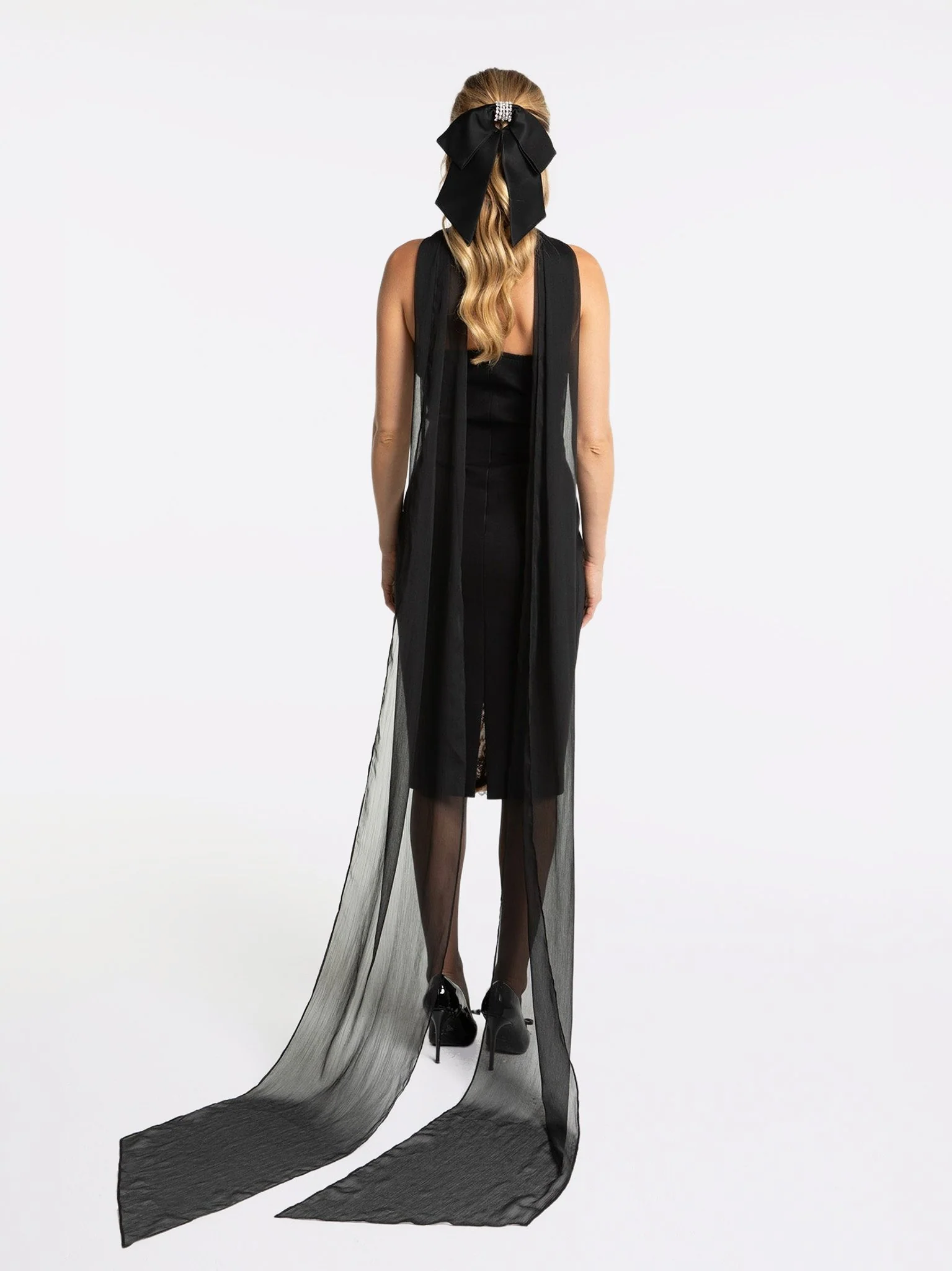 Elsa Lace Dress (Black) (Final Sale) - Image 6