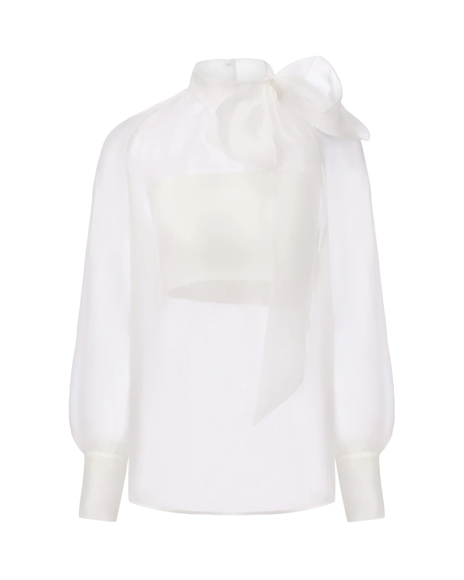 Evie Diamond Top (White) (Final Sale) - Image 6