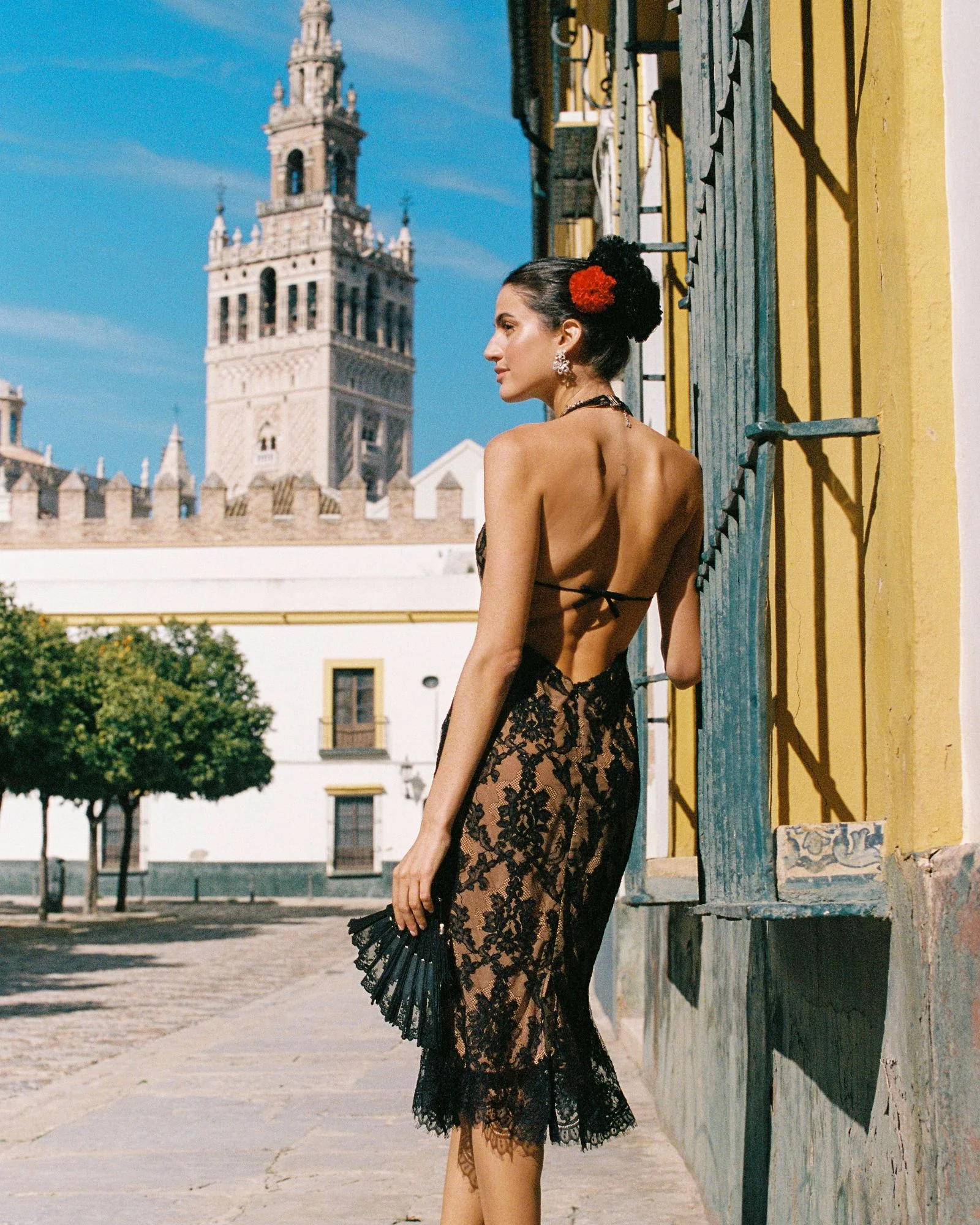 Fiona Dress (Black Lace) - Image 5