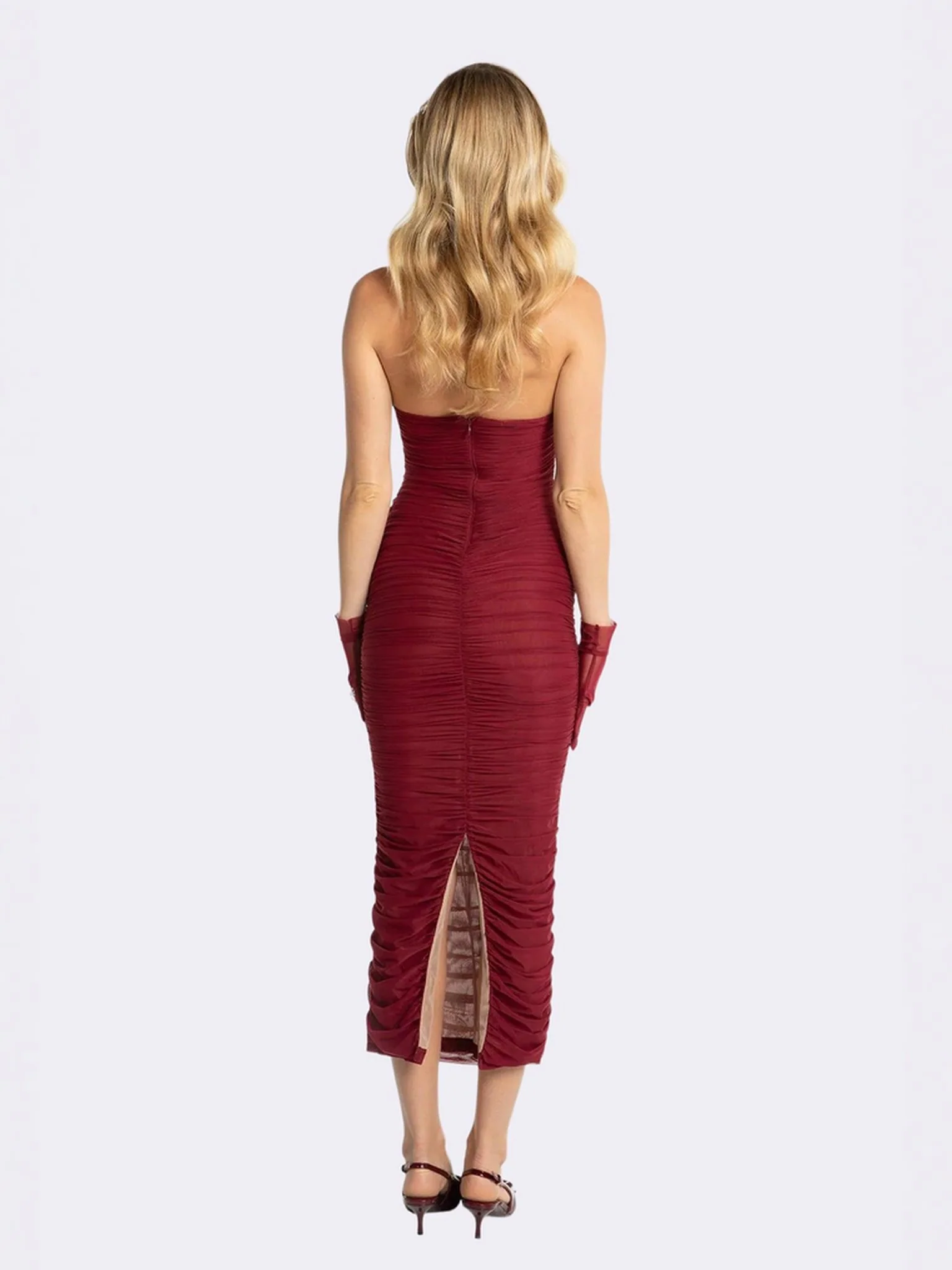 Francesca Dress (Red) - Image 8