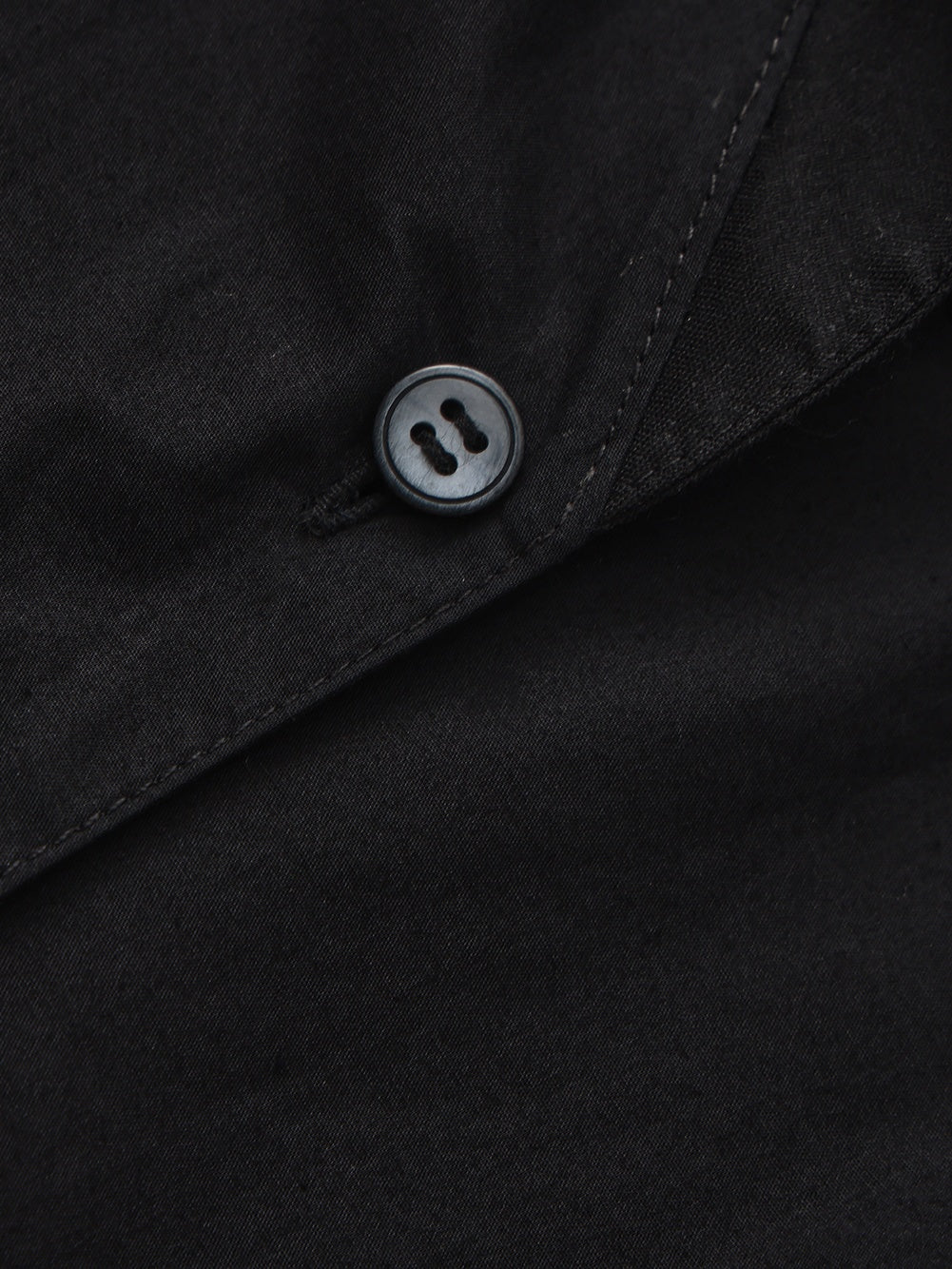 Georgina Tailored Long Sleeve Black Button-Down Shirt - Image 10