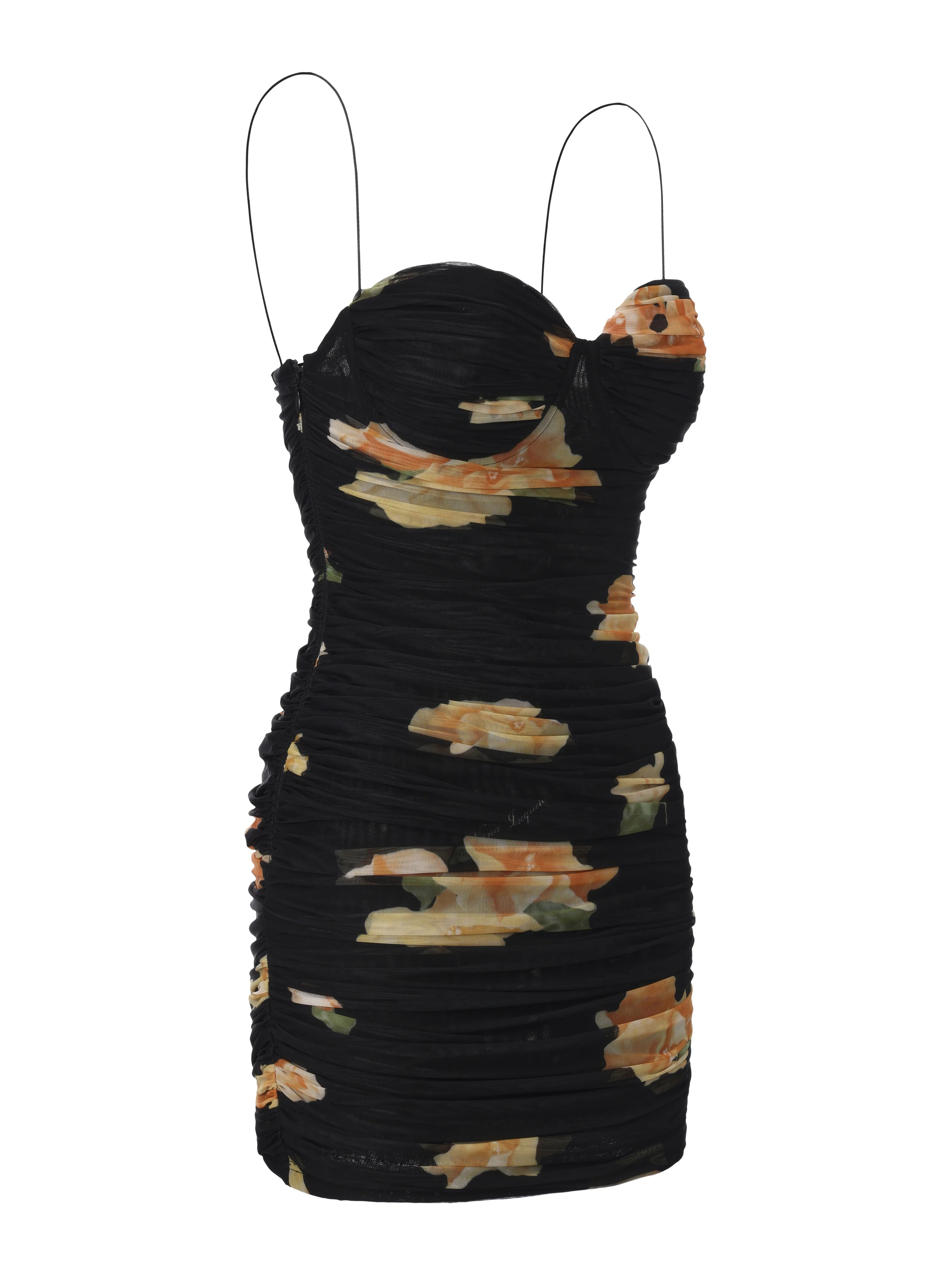 Gia Ruched Floral Dress - Image 13
