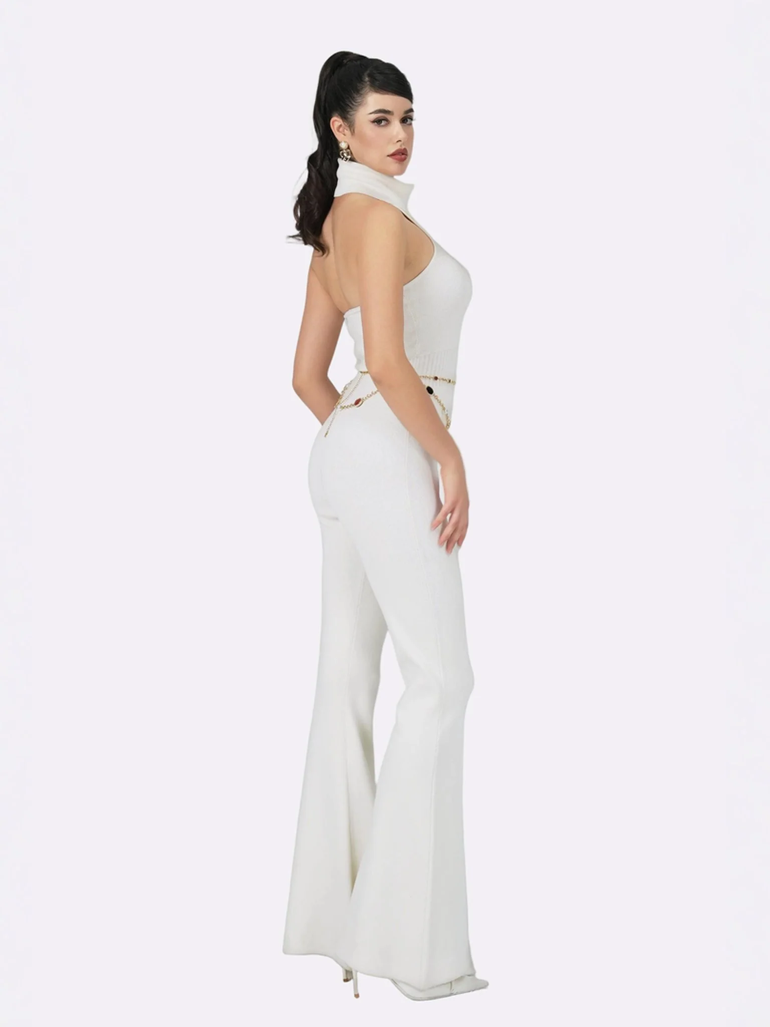 Gwen Jumpsuit (White) (Final Sale) - Image 5