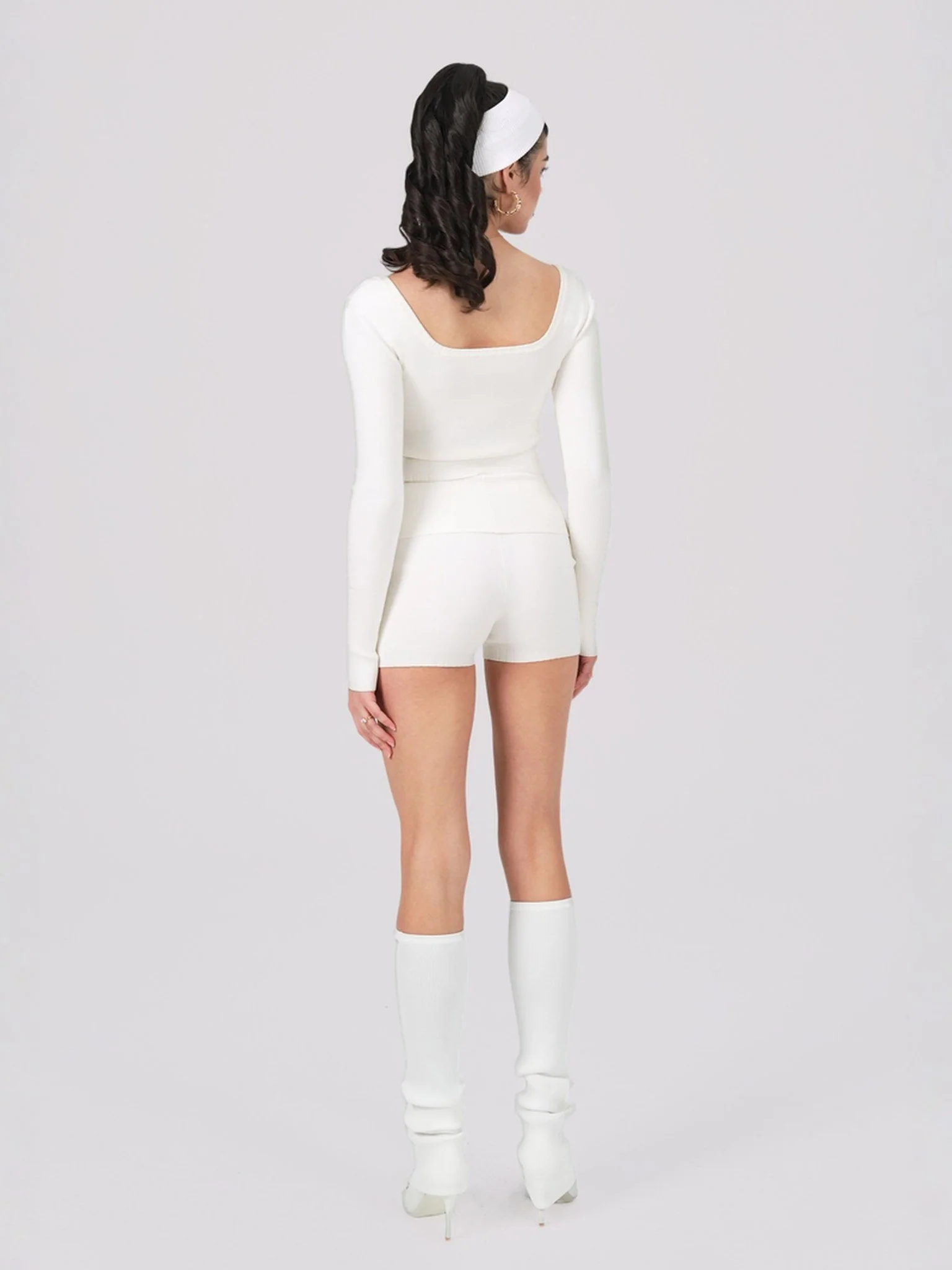 Holly Shorts (White) (Final Sale) - Image 7