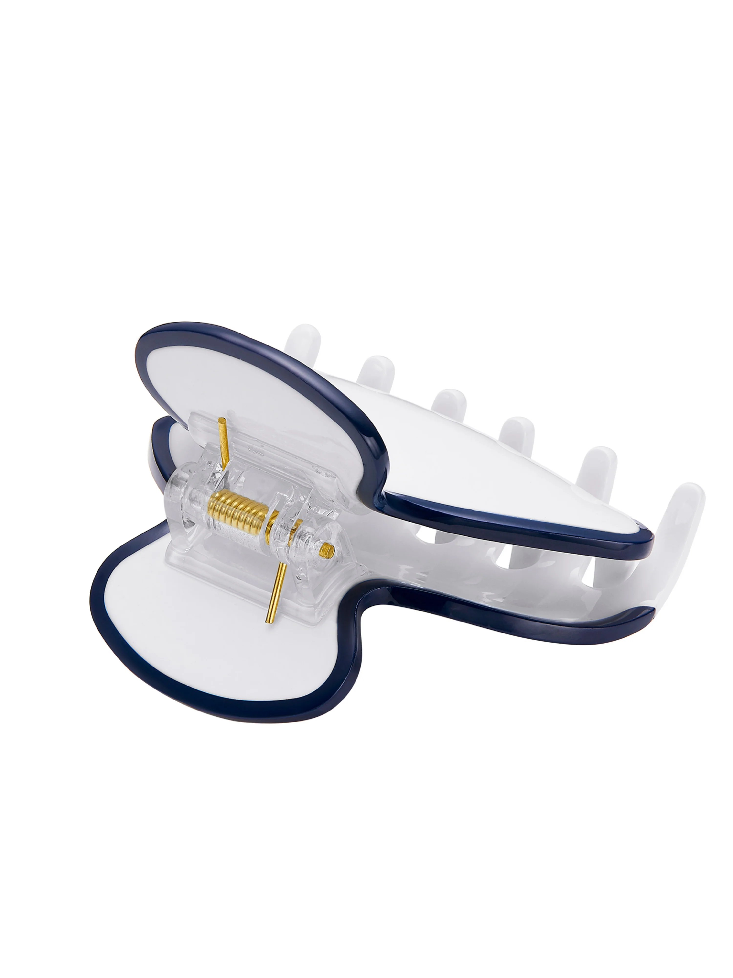 Isabela Crystal Mini White Hair Clip - Image 4
