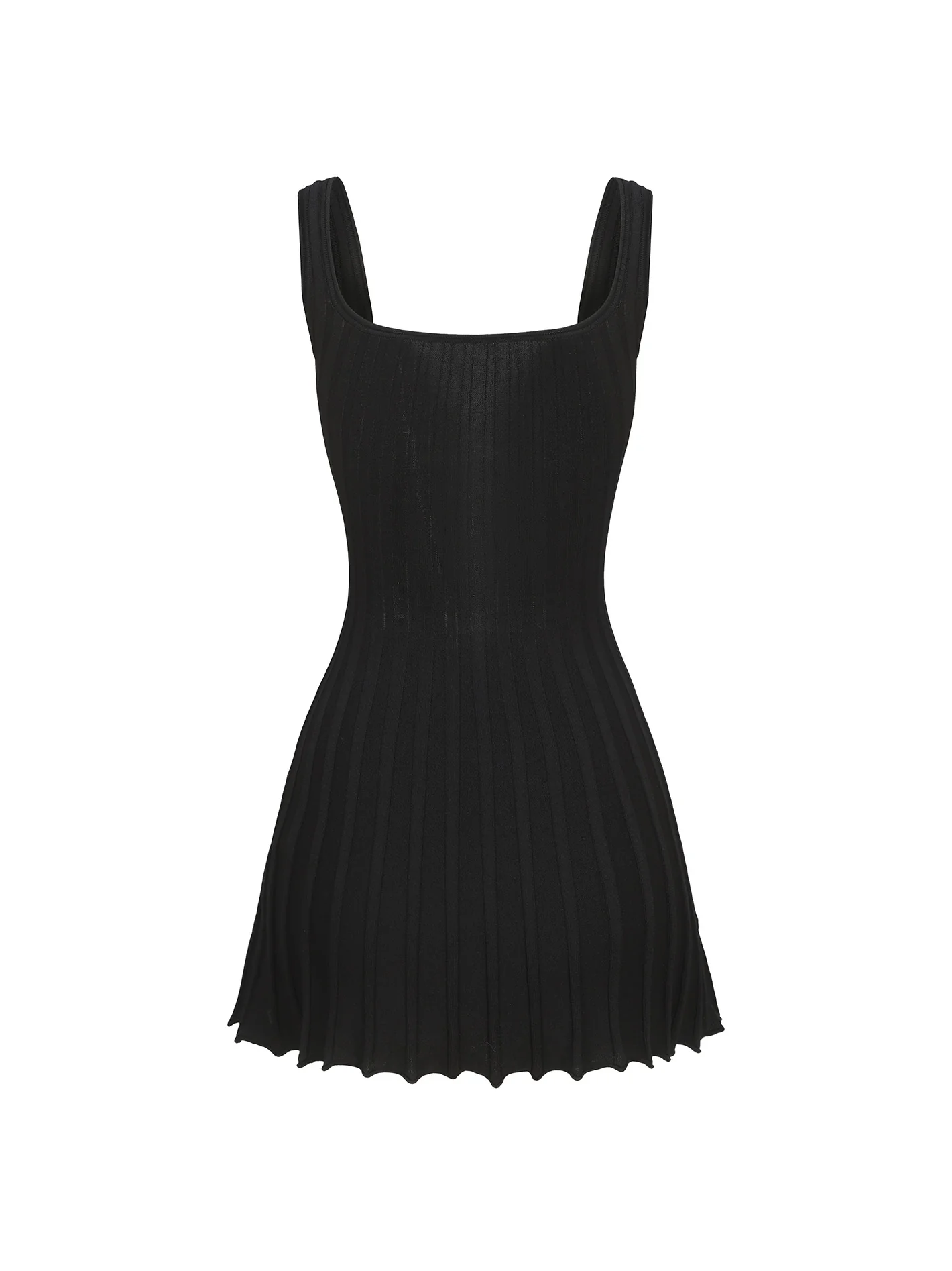 Janelle Knit Dress (Black) (Final Sale) - Image 7