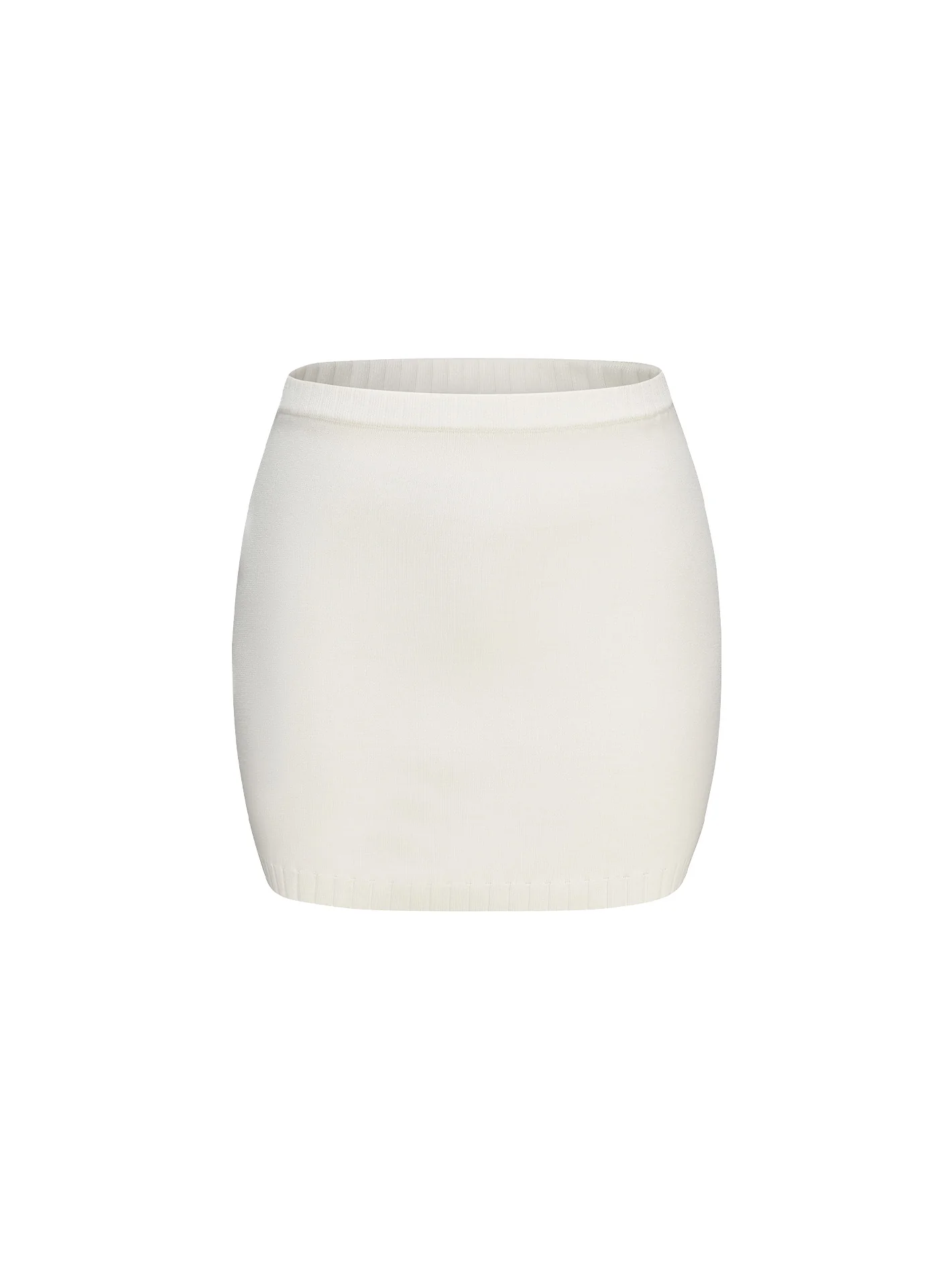 Kennedy Knit Skirt (White) (Final Sale) - Image 6