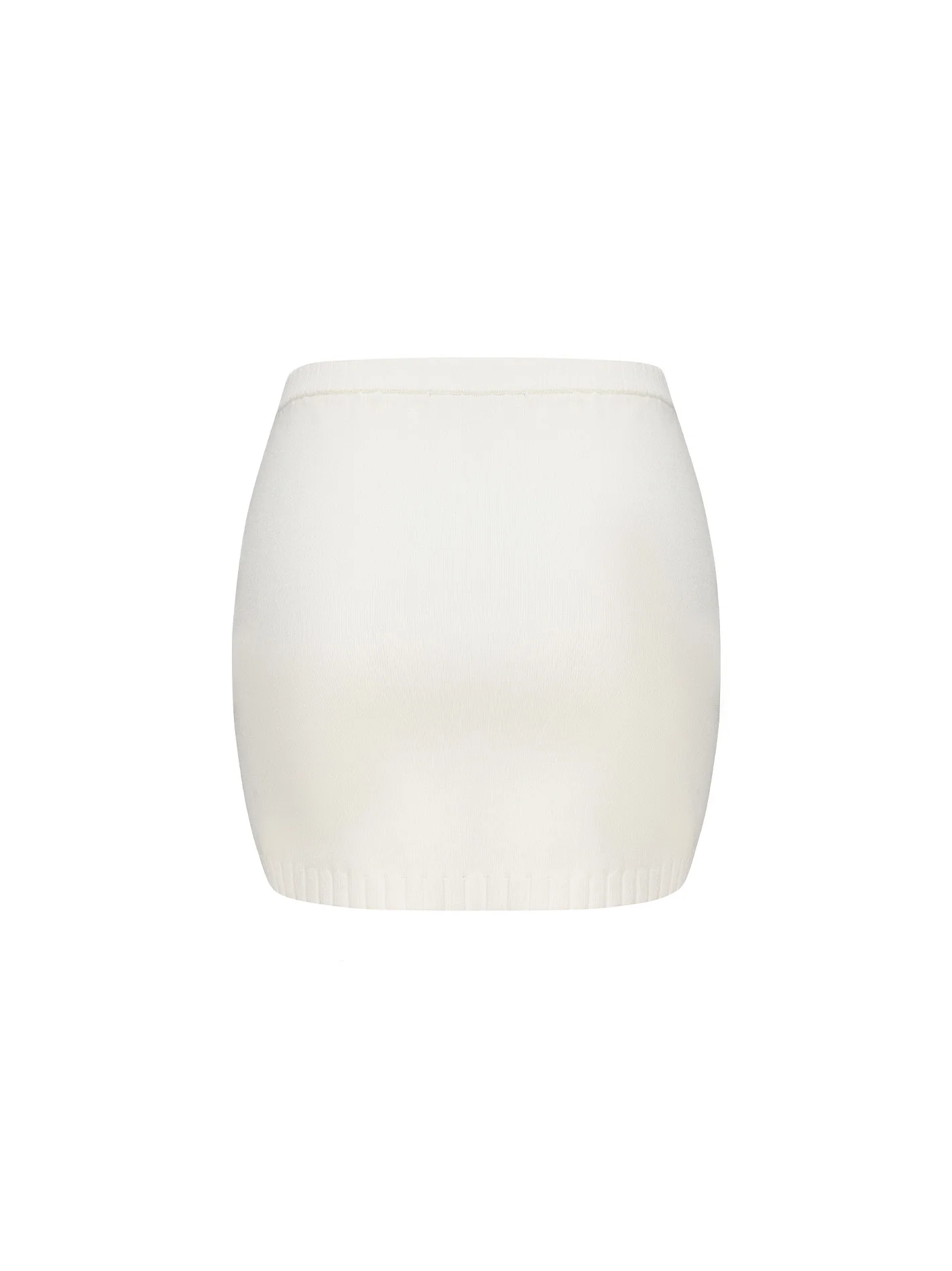 Kennedy Knit Skirt (White) (Final Sale) - Image 7