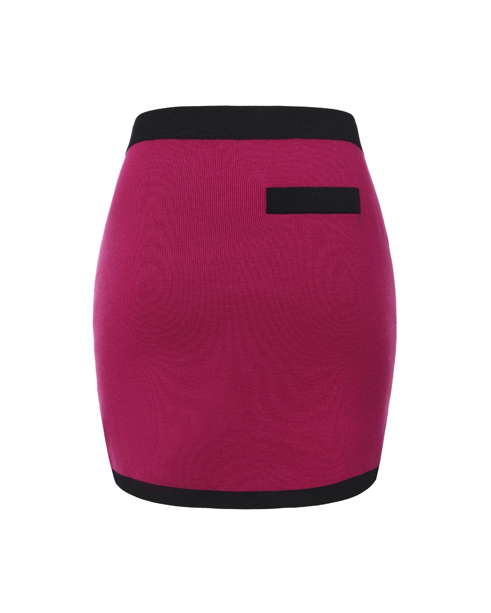 Lisette Contrast-Trim Magenta Knit Three-Piece Set - Image 15