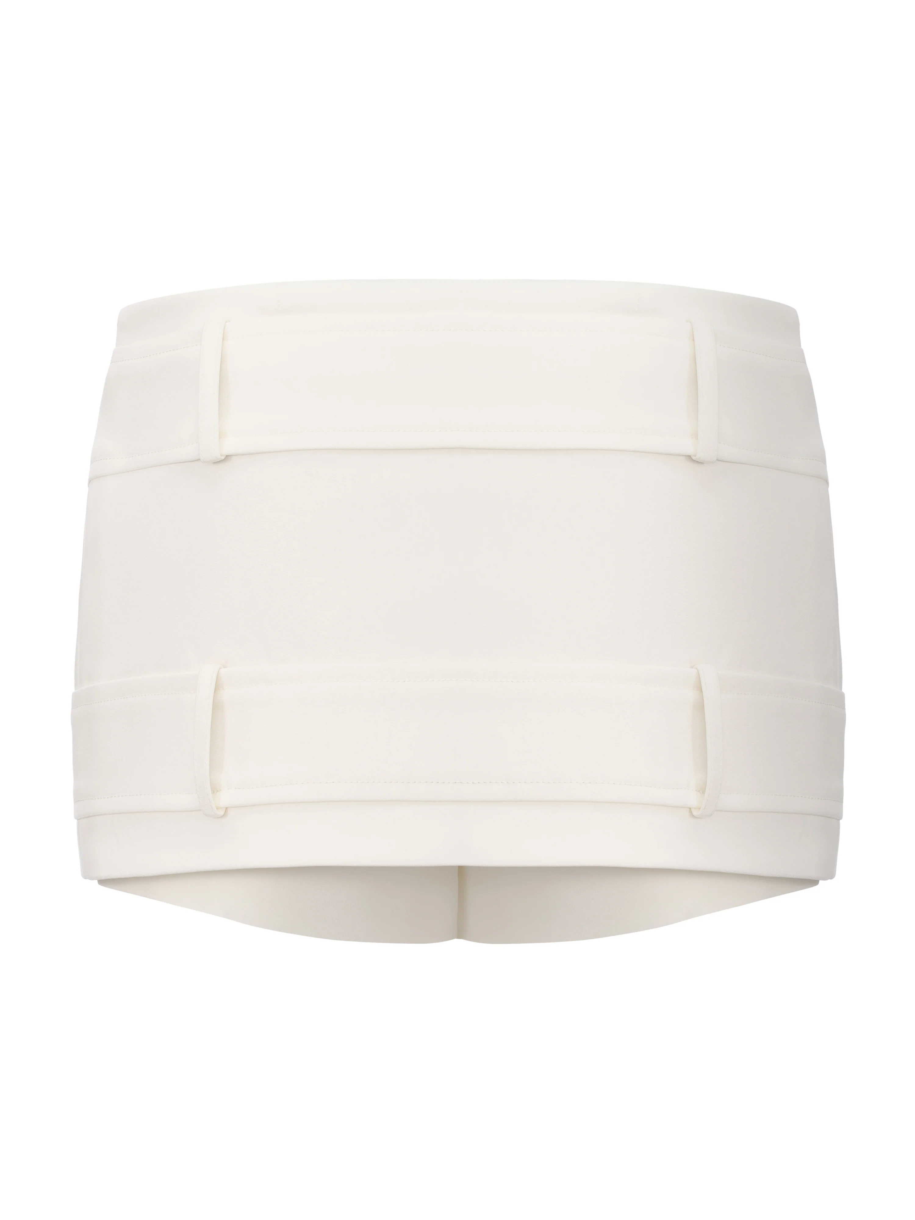 Lou Belted White Skort - Image 11