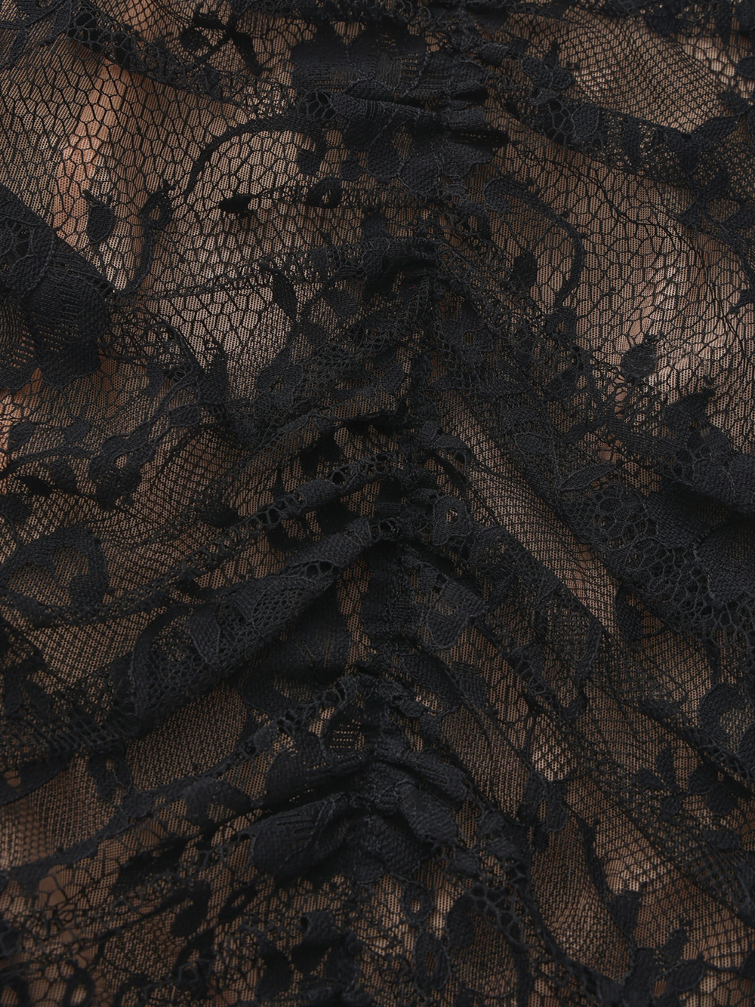 Mara Crystal-Strap Black Dress - Image 11