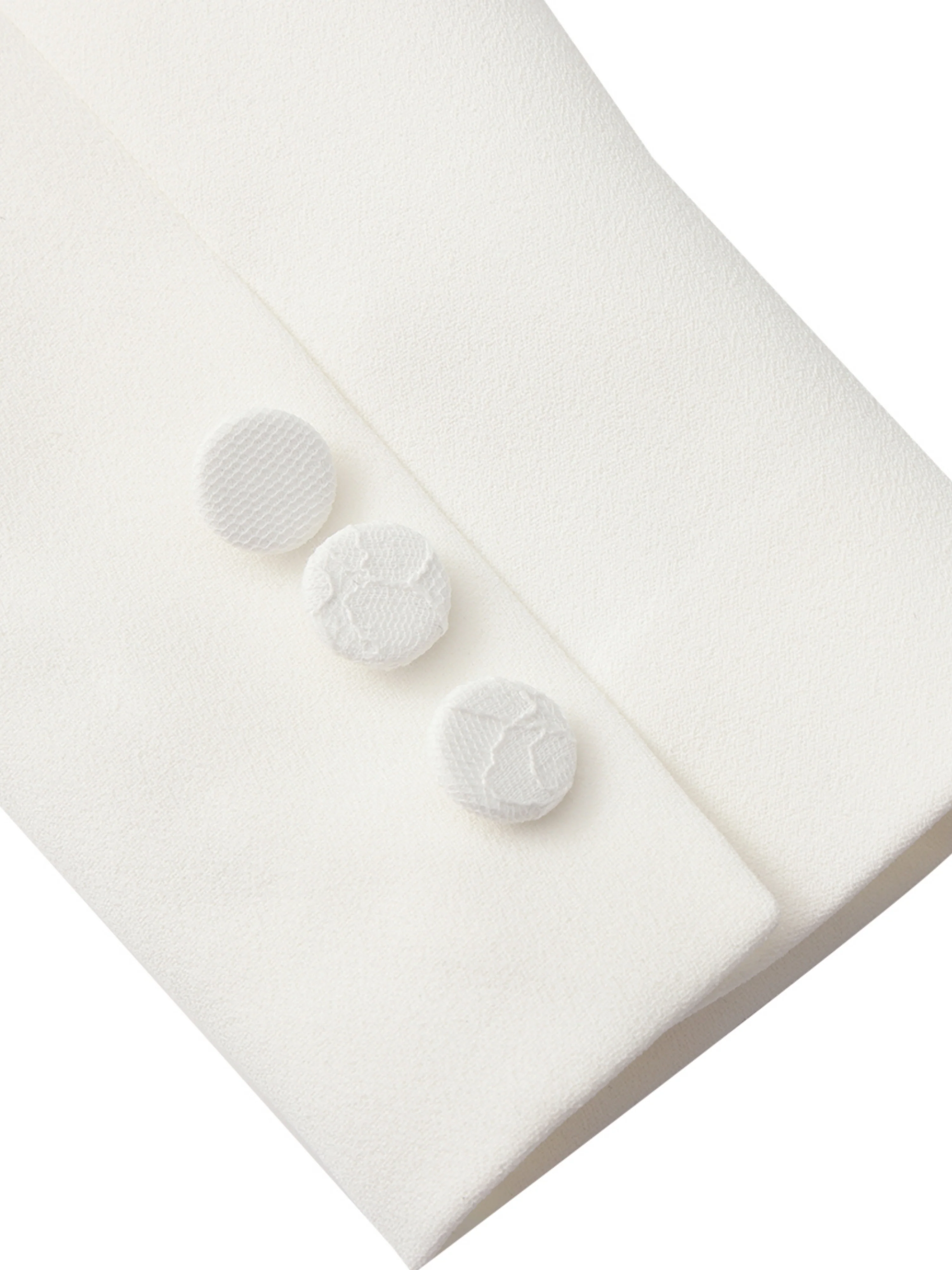 Margot Peak-Lapel White Blazer - Image 11