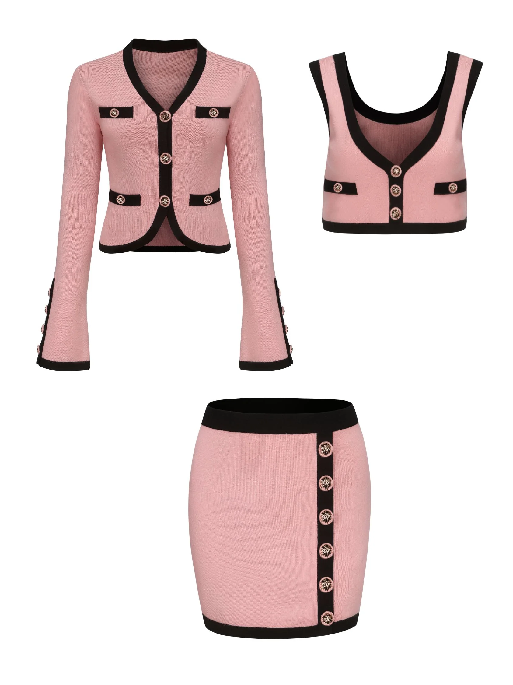 Matilda Knit Set (Pink) (Final Sale) - Image 10