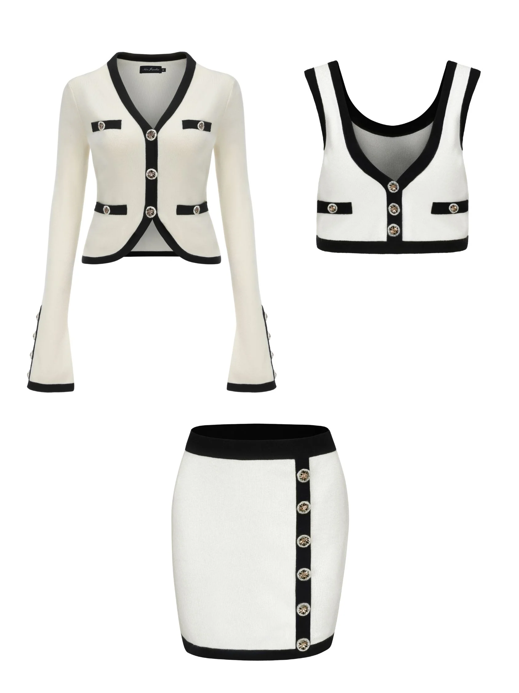 Matilda Knit Set (White) (Final Sale) - Image 13