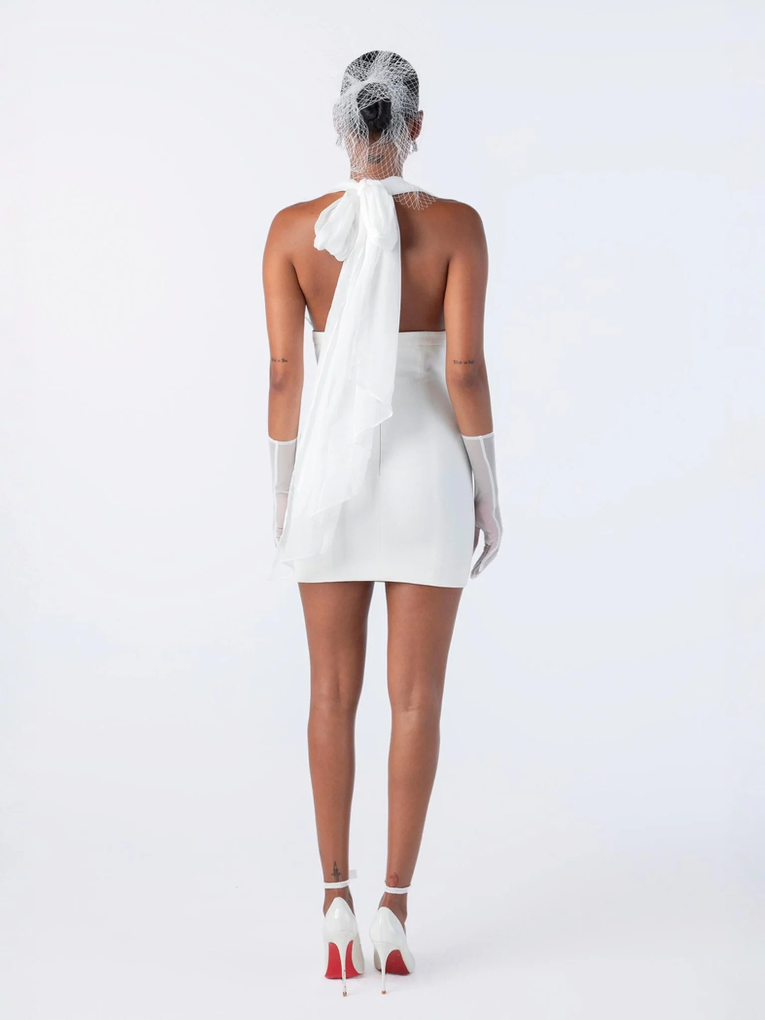Melinda Dress (White) (Final Sale) - Image 11